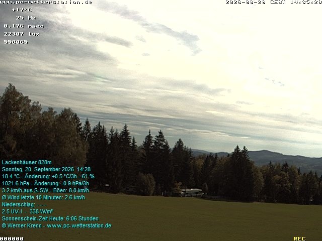 Archiv Foto Webcam der Ferienwohnung Thieme