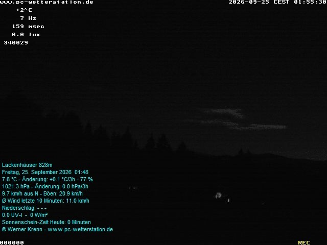 Archiv Foto Webcam der Ferienwohnung Thieme
