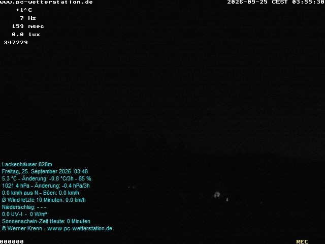 Archiv Foto Webcam der Ferienwohnung Thieme