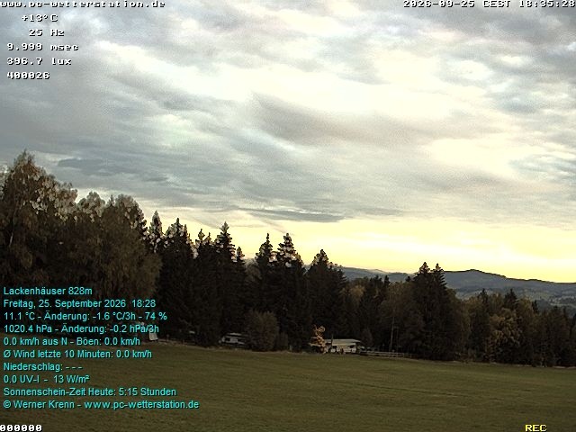 Archiv Foto Webcam der Ferienwohnung Thieme