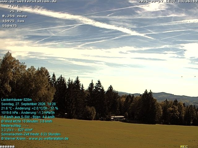 Archiv Foto Webcam der Ferienwohnung Thieme