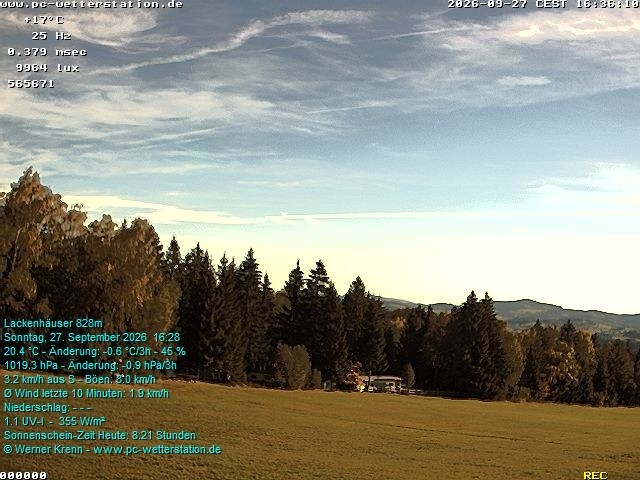 Archiv Foto Webcam der Ferienwohnung Thieme