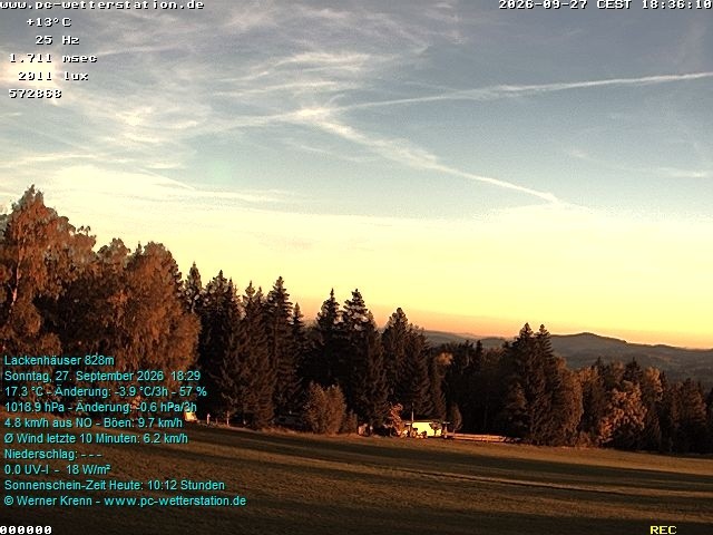 Archiv Foto Webcam der Ferienwohnung Thieme
