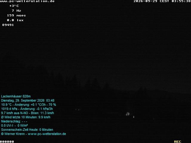 Archiv Foto Webcam der Ferienwohnung Thieme