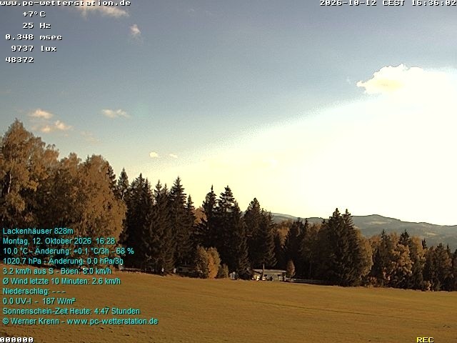 Archiv Foto Webcam der Ferienwohnung Thieme