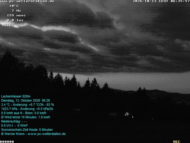 Archiv Foto Webcam der Ferienwohnung Thieme