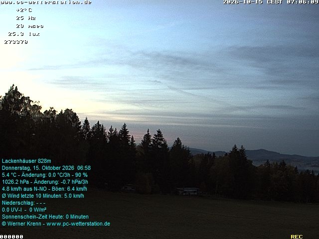 Archiv Foto Webcam der Ferienwohnung Thieme