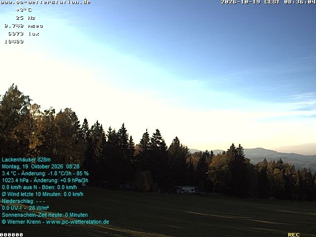 Archiv Foto Webcam der Ferienwohnung Thieme