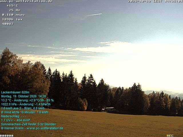 Archiv Foto Webcam der Ferienwohnung Thieme