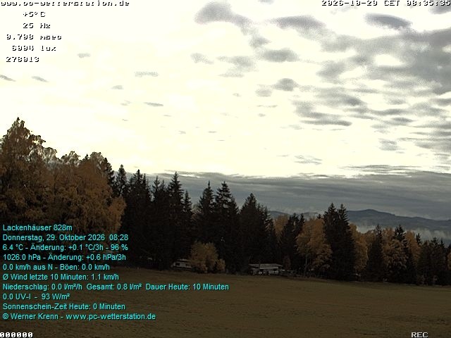 Archiv Foto Webcam der Ferienwohnung Thieme