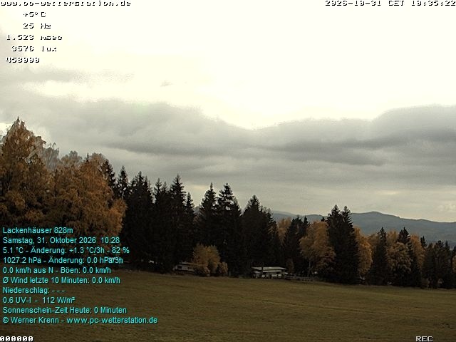 Archived image Webcam in Lackenhäuser