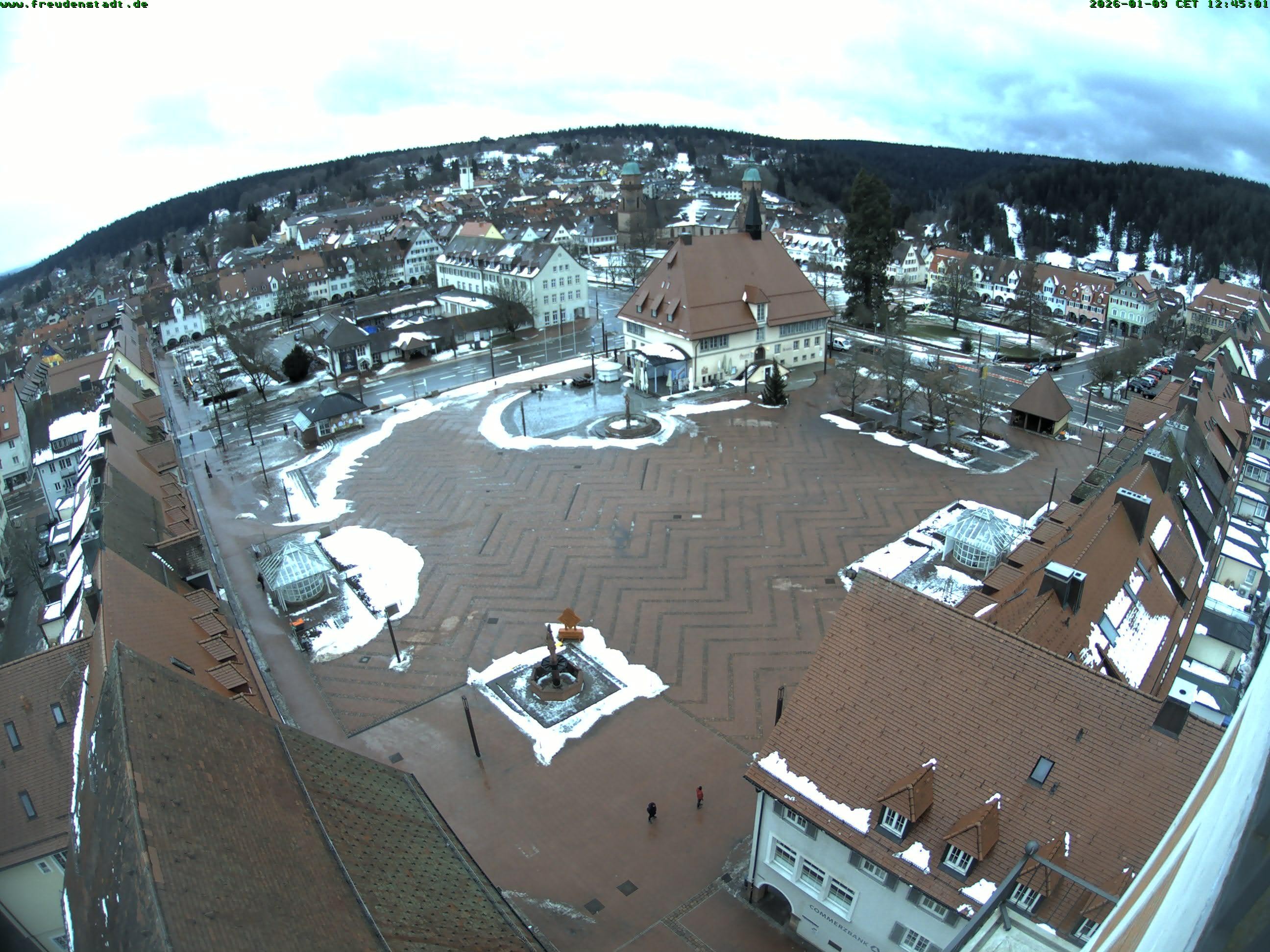 Archived image Webcam Freudenstadt city - View Market place