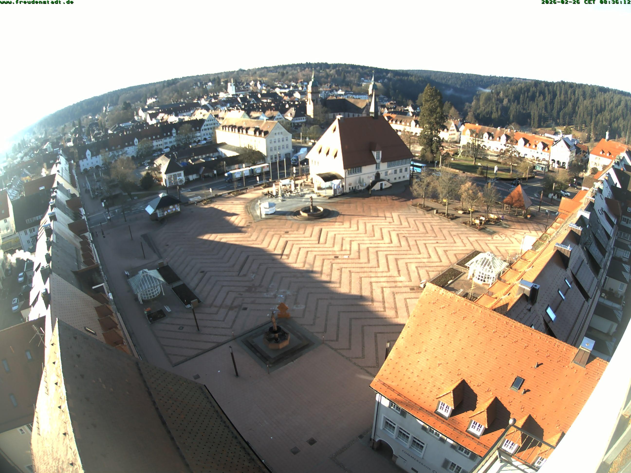 Archived image Webcam Freudenstadt city - View Market place