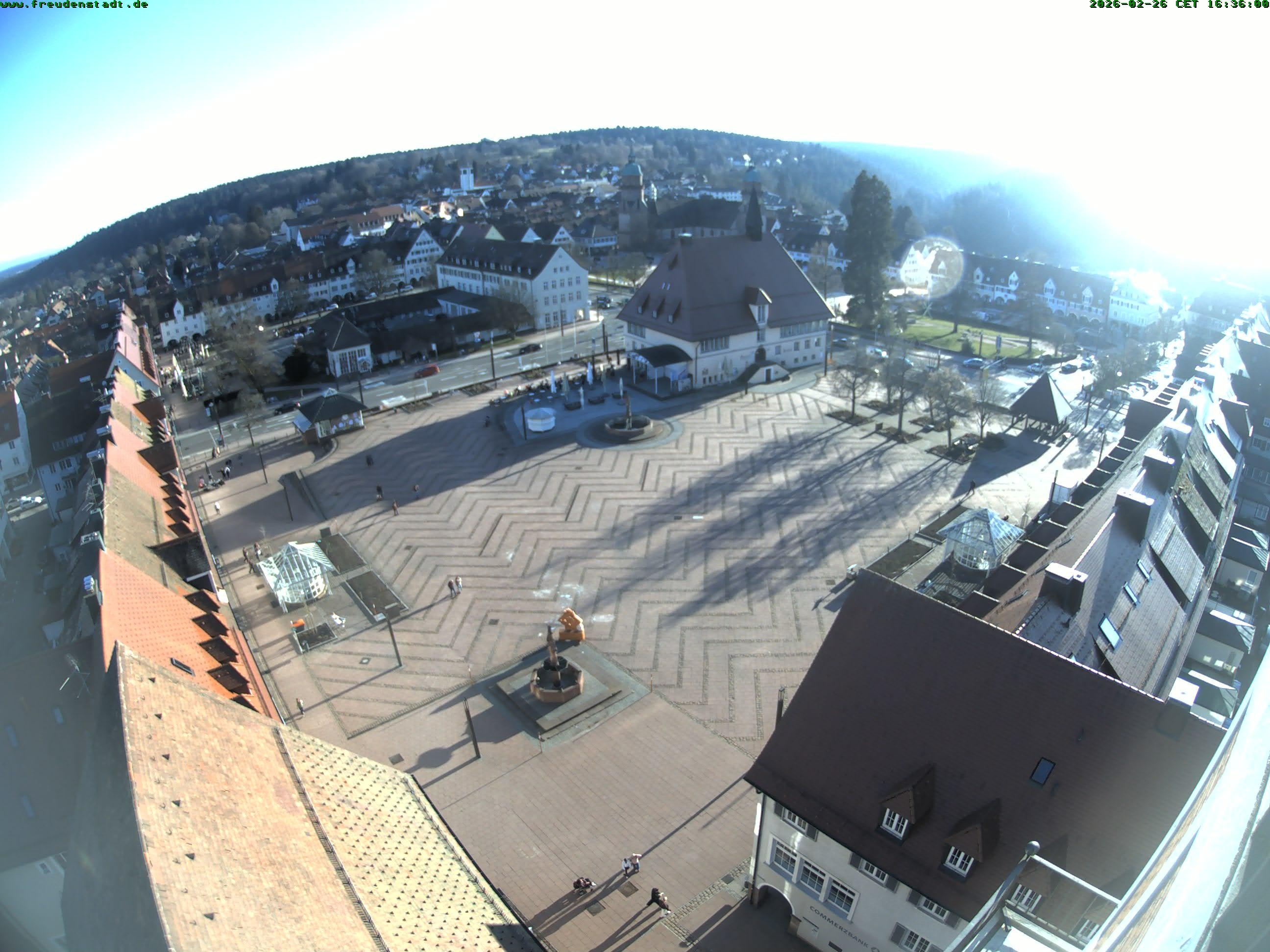 Archived image Webcam Freudenstadt city - View Market place