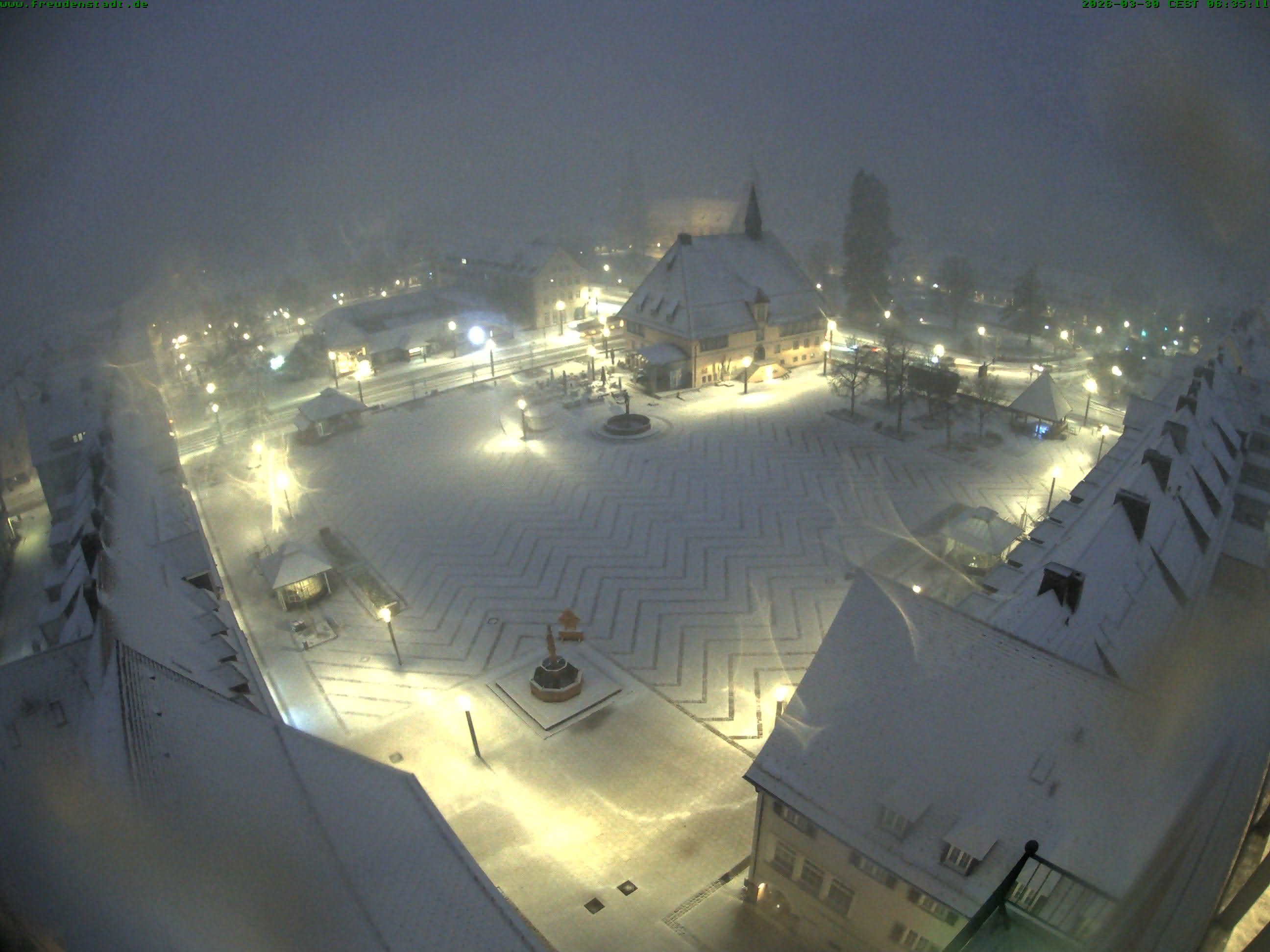 Archived image Webcam Freudenstadt city - View Market place
