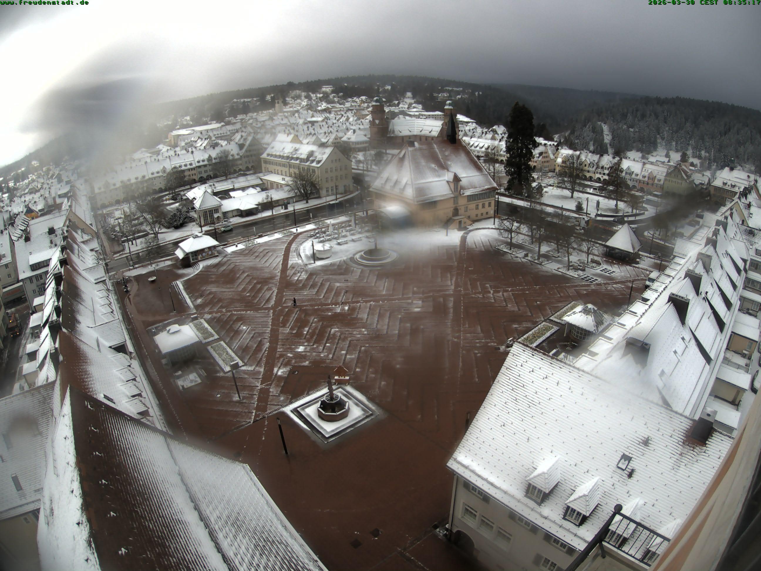 Archived image Webcam Freudenstadt city - View Market place