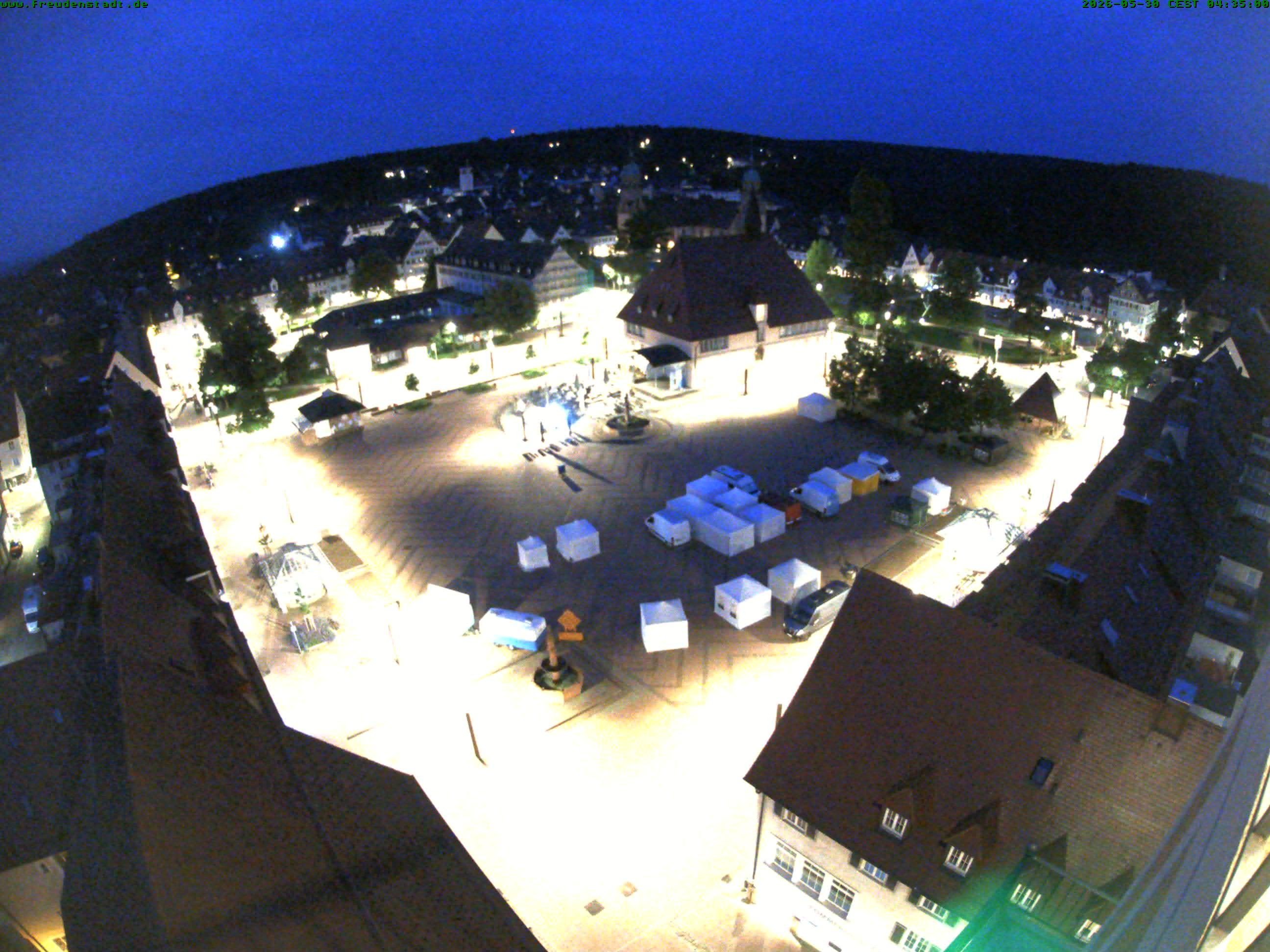 Archived image Webcam Freudenstadt city - View Market place
