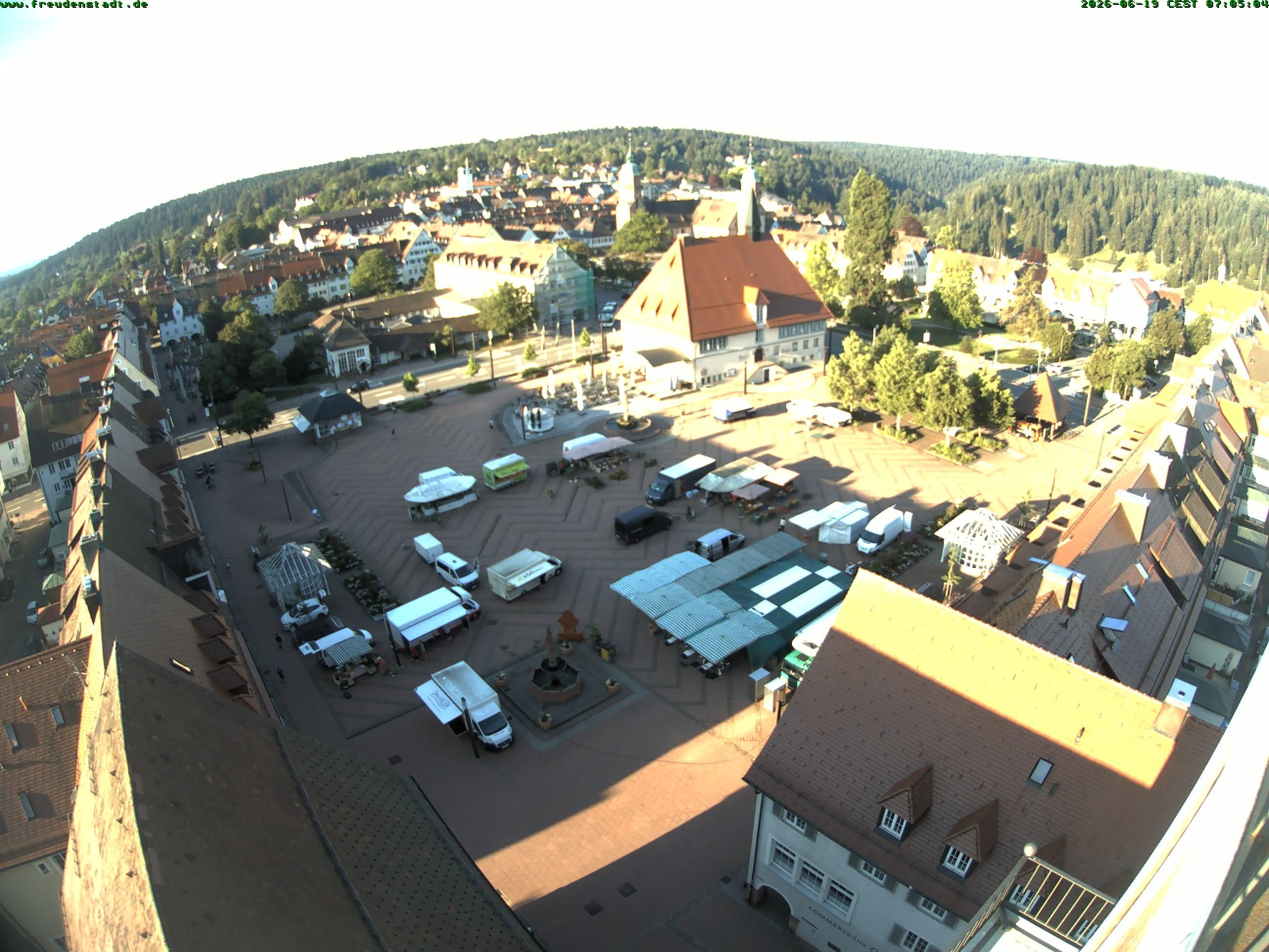 Archiv Foto Freudenstadt - Webcam Marktplatz
