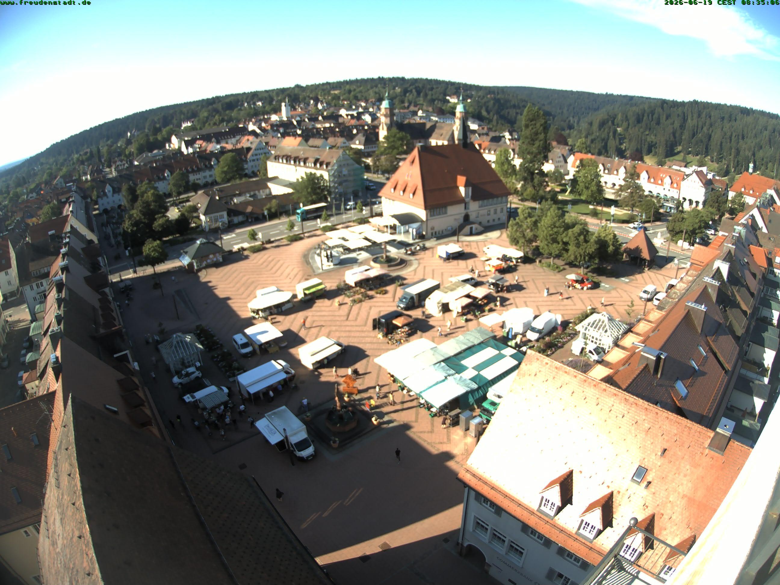 Archiv Foto Freudenstadt - Webcam Marktplatz