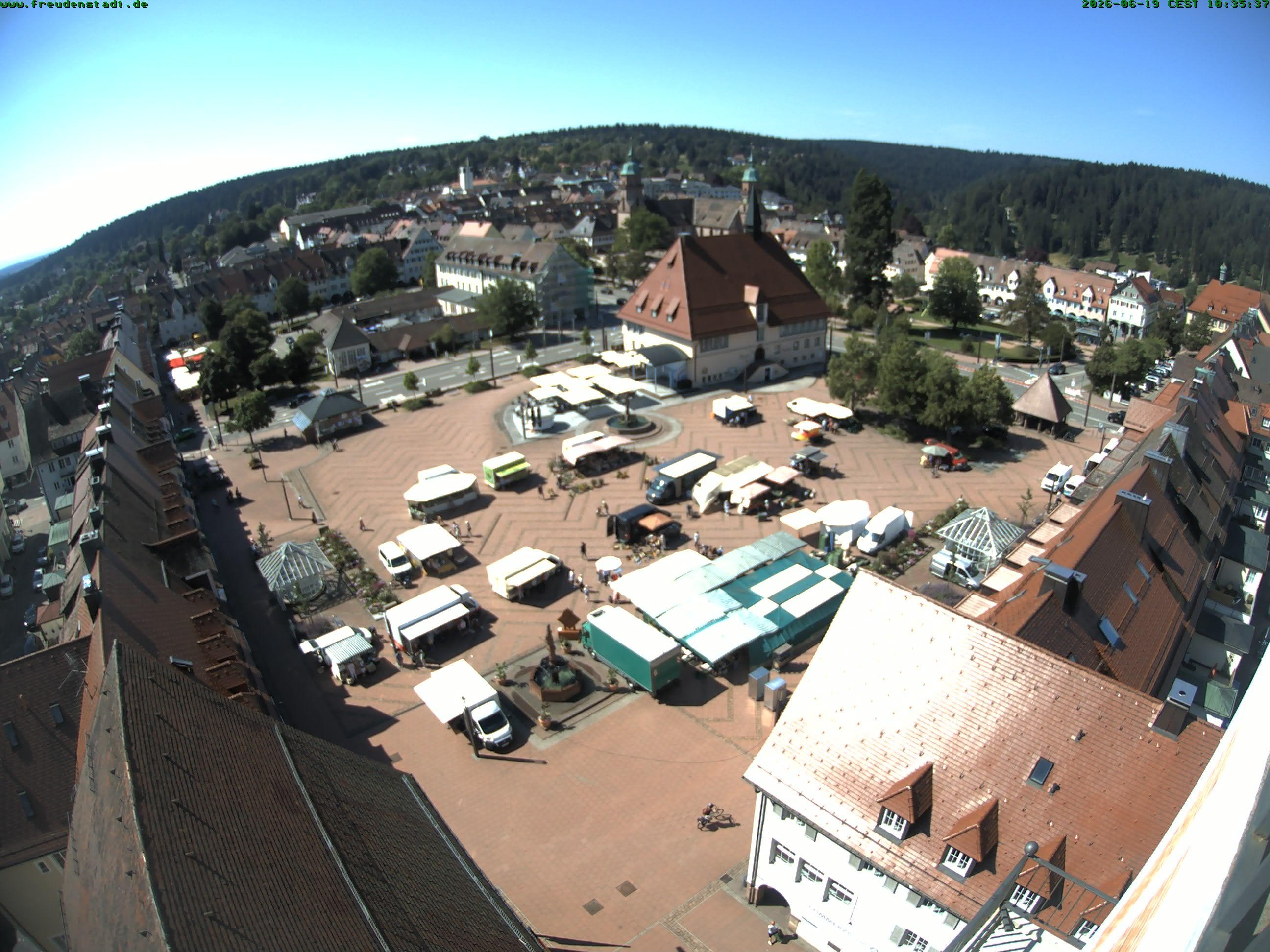 Archiv Foto Freudenstadt - Webcam Marktplatz
