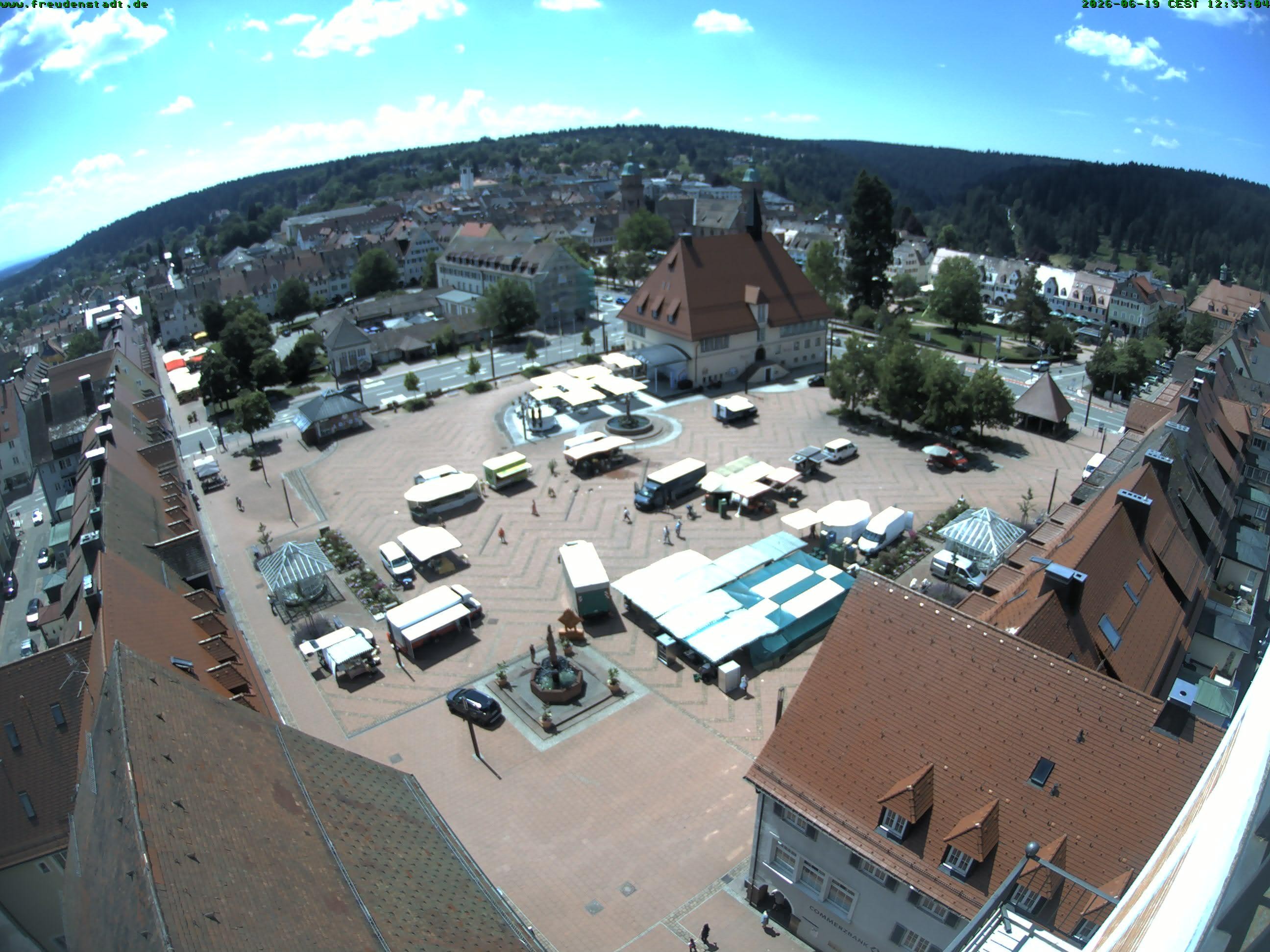 Archiv Foto Freudenstadt - Webcam Marktplatz