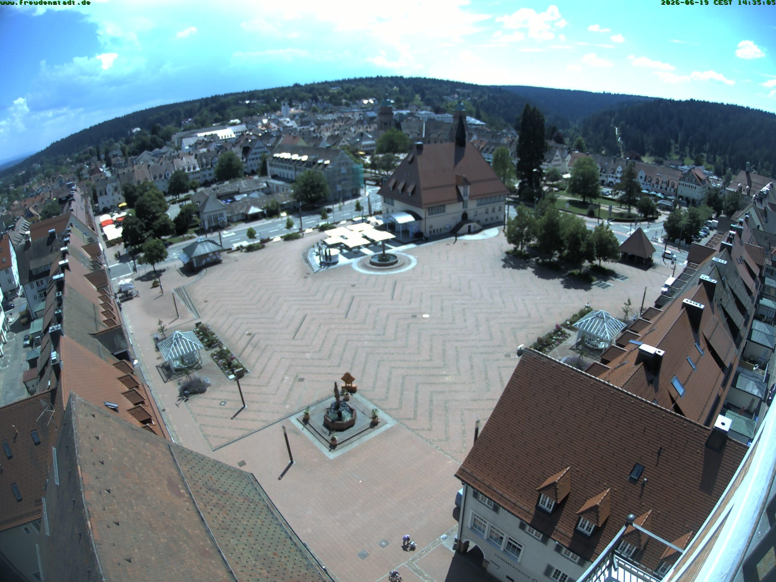Archiv Foto Freudenstadt - Webcam Marktplatz