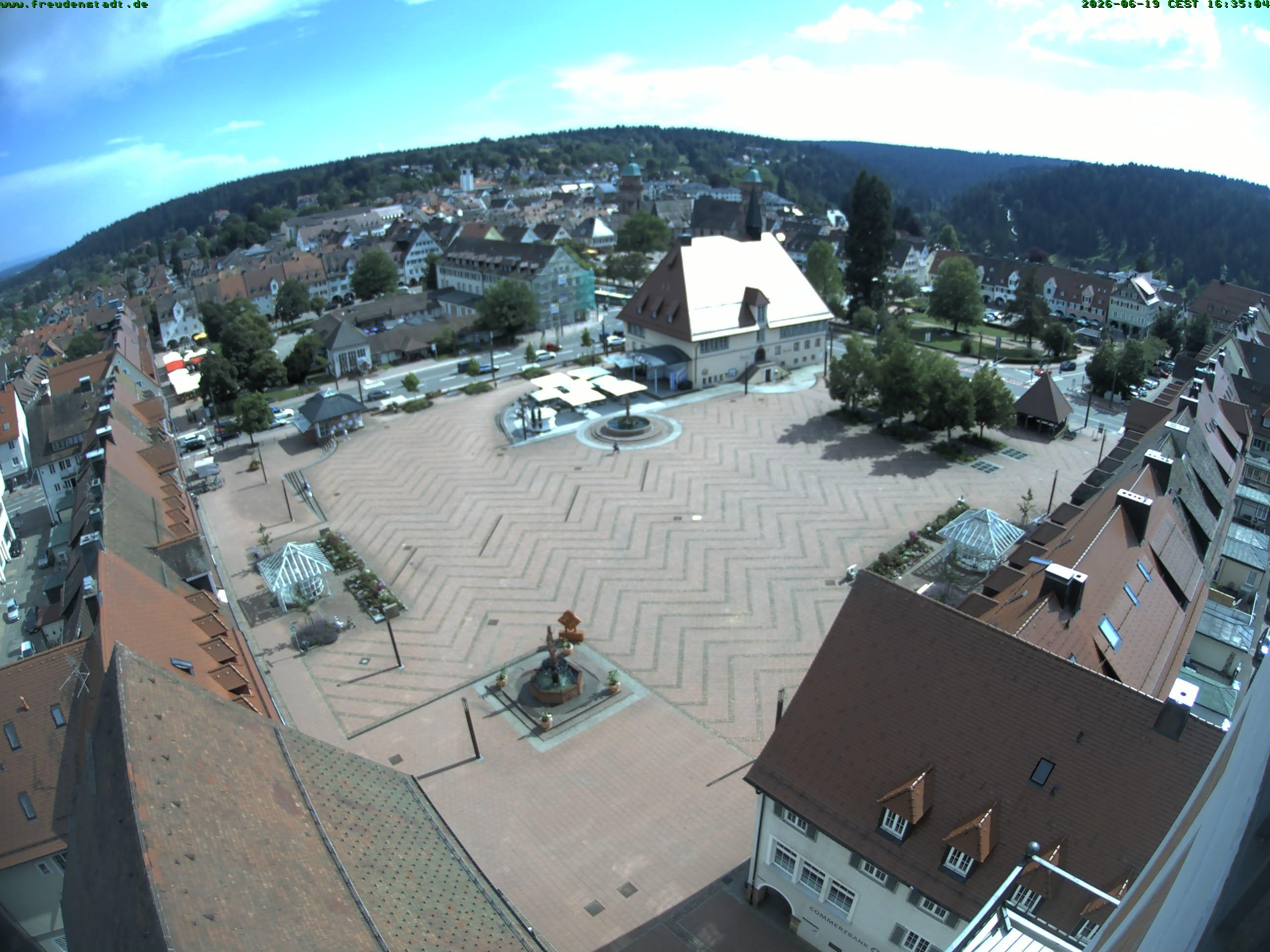 Archiv Foto Freudenstadt - Webcam Marktplatz