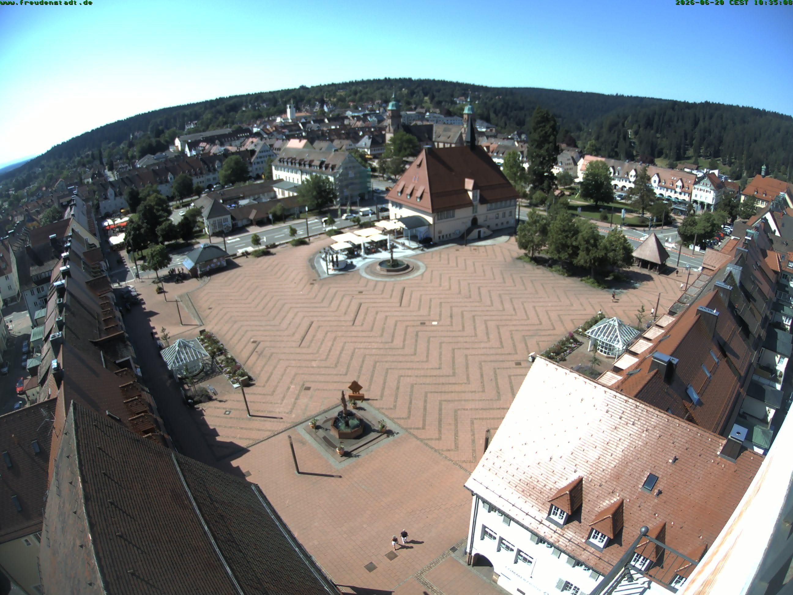 Archiv Foto Freudenstadt - Webcam Marktplatz