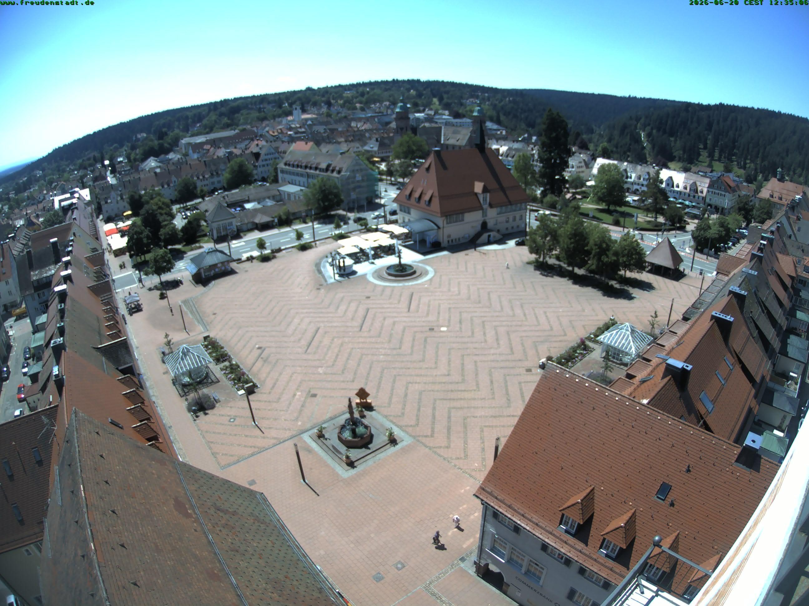 Archiv Foto Freudenstadt - Webcam Marktplatz