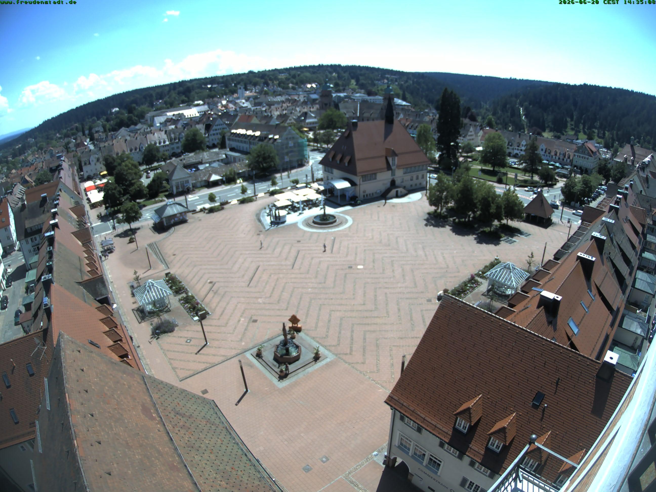Archiv Foto Freudenstadt - Webcam Marktplatz