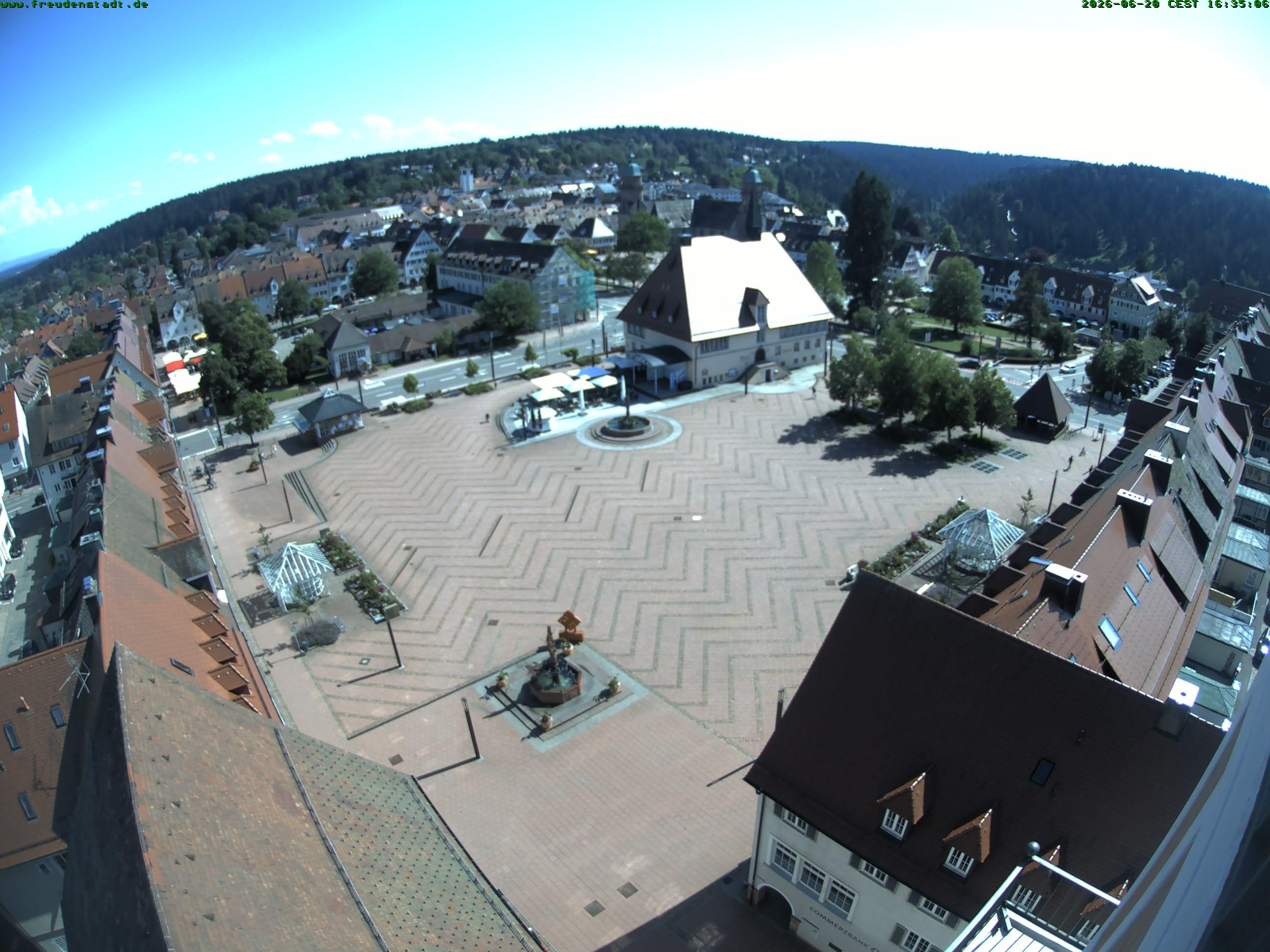 Archiv Foto Freudenstadt - Webcam Marktplatz