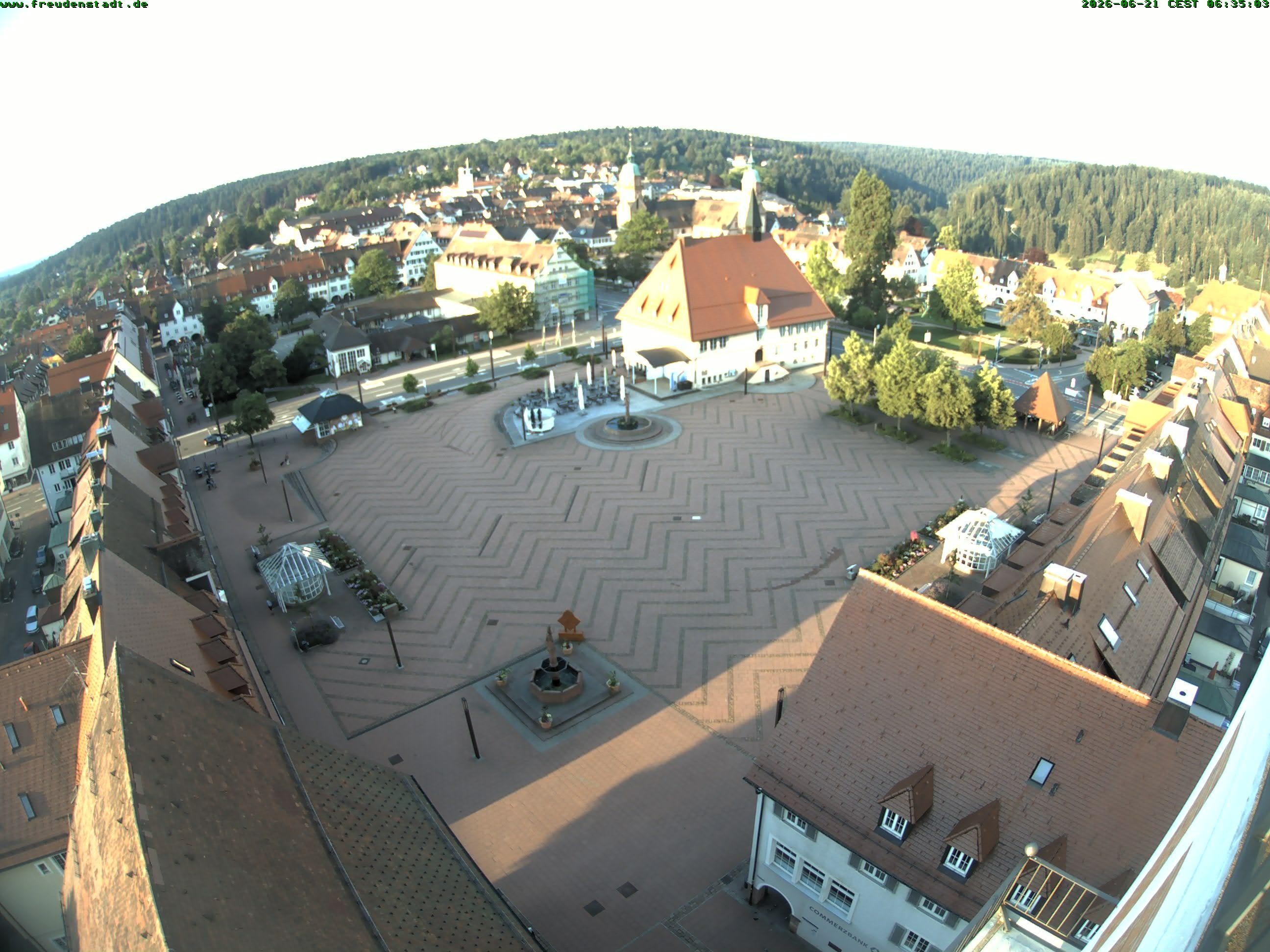 Archiv Foto Freudenstadt - Webcam Marktplatz