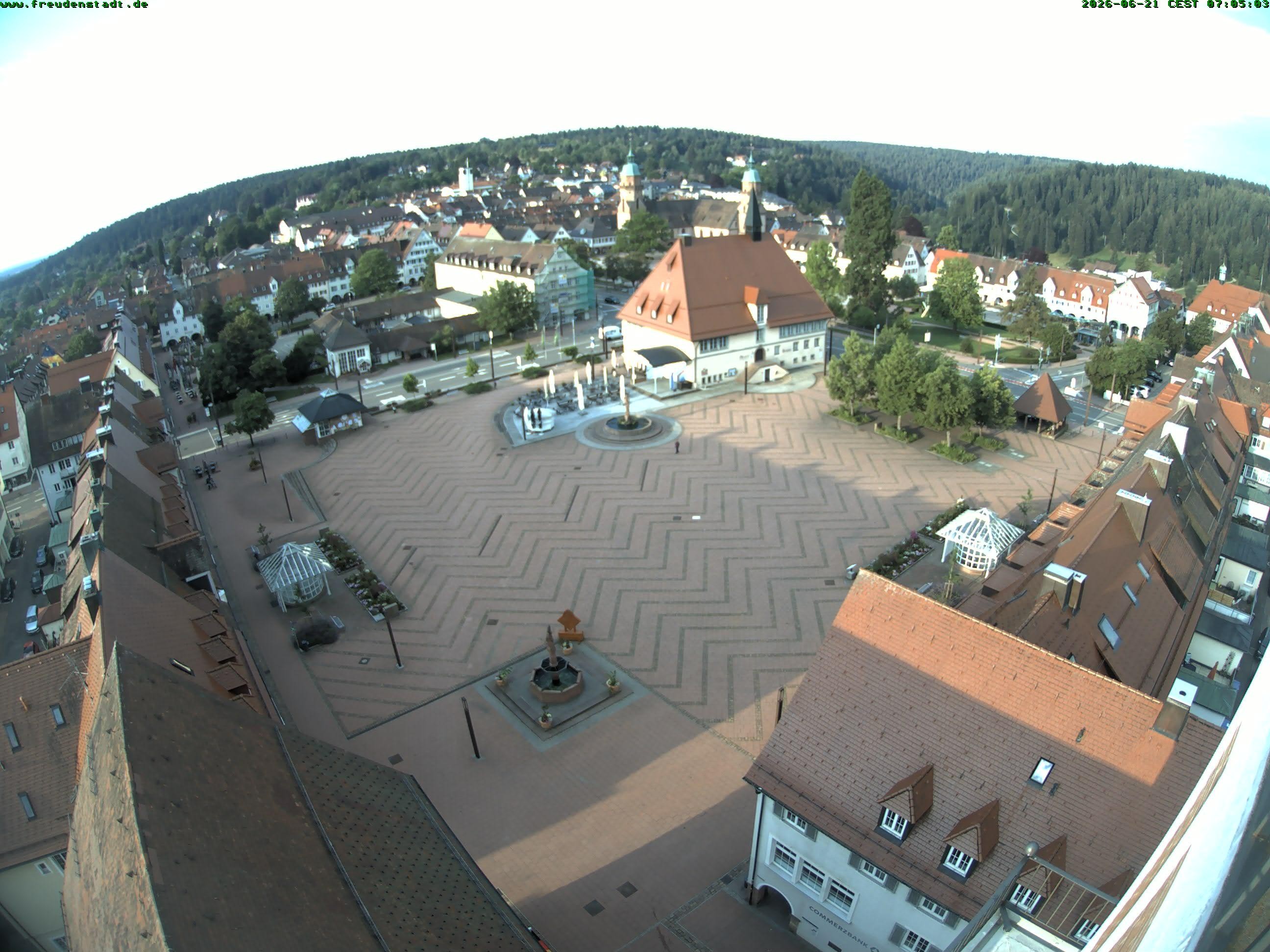 Archiv Foto Freudenstadt - Webcam Marktplatz