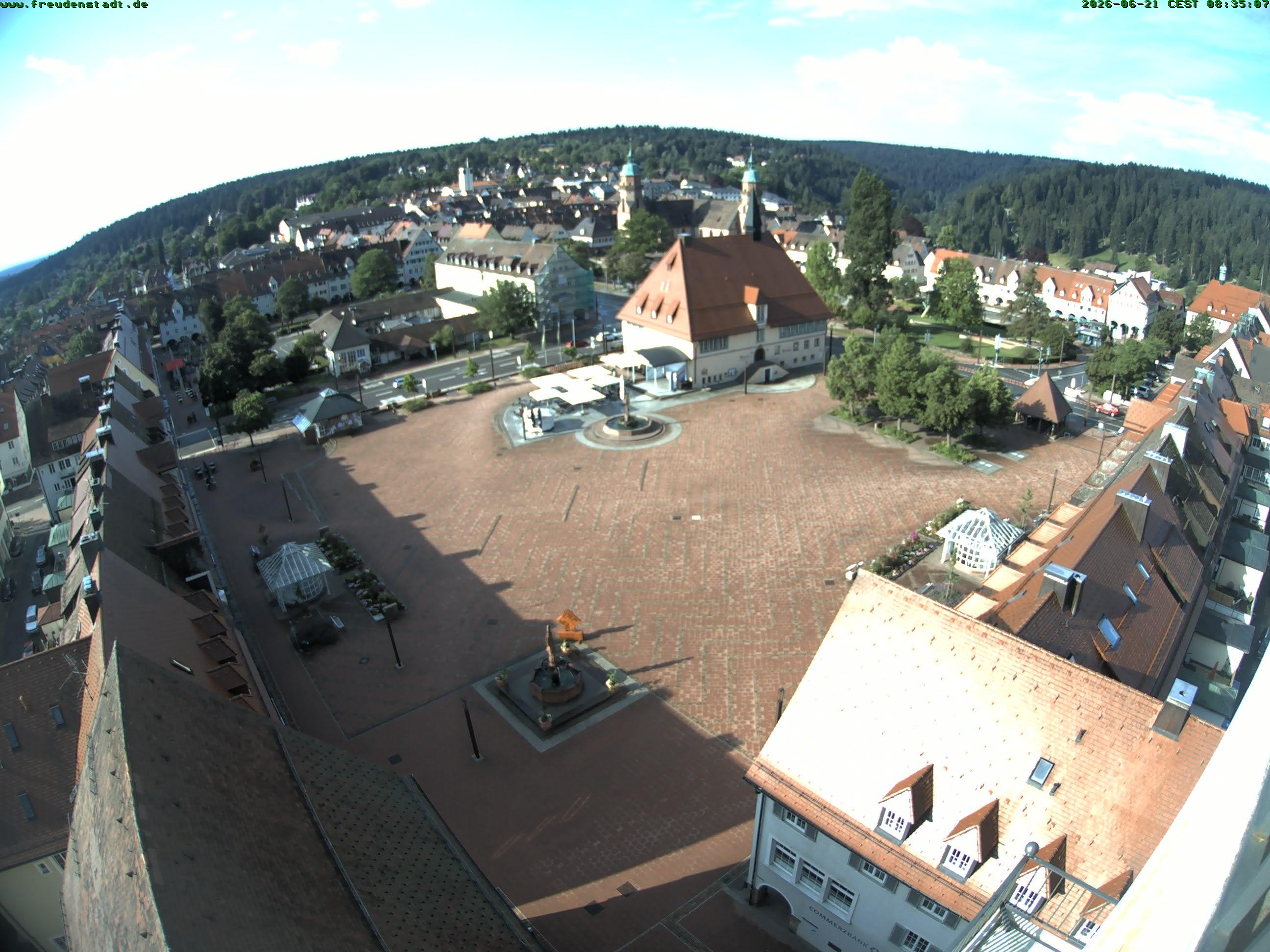 Archiv Foto Freudenstadt - Webcam Marktplatz