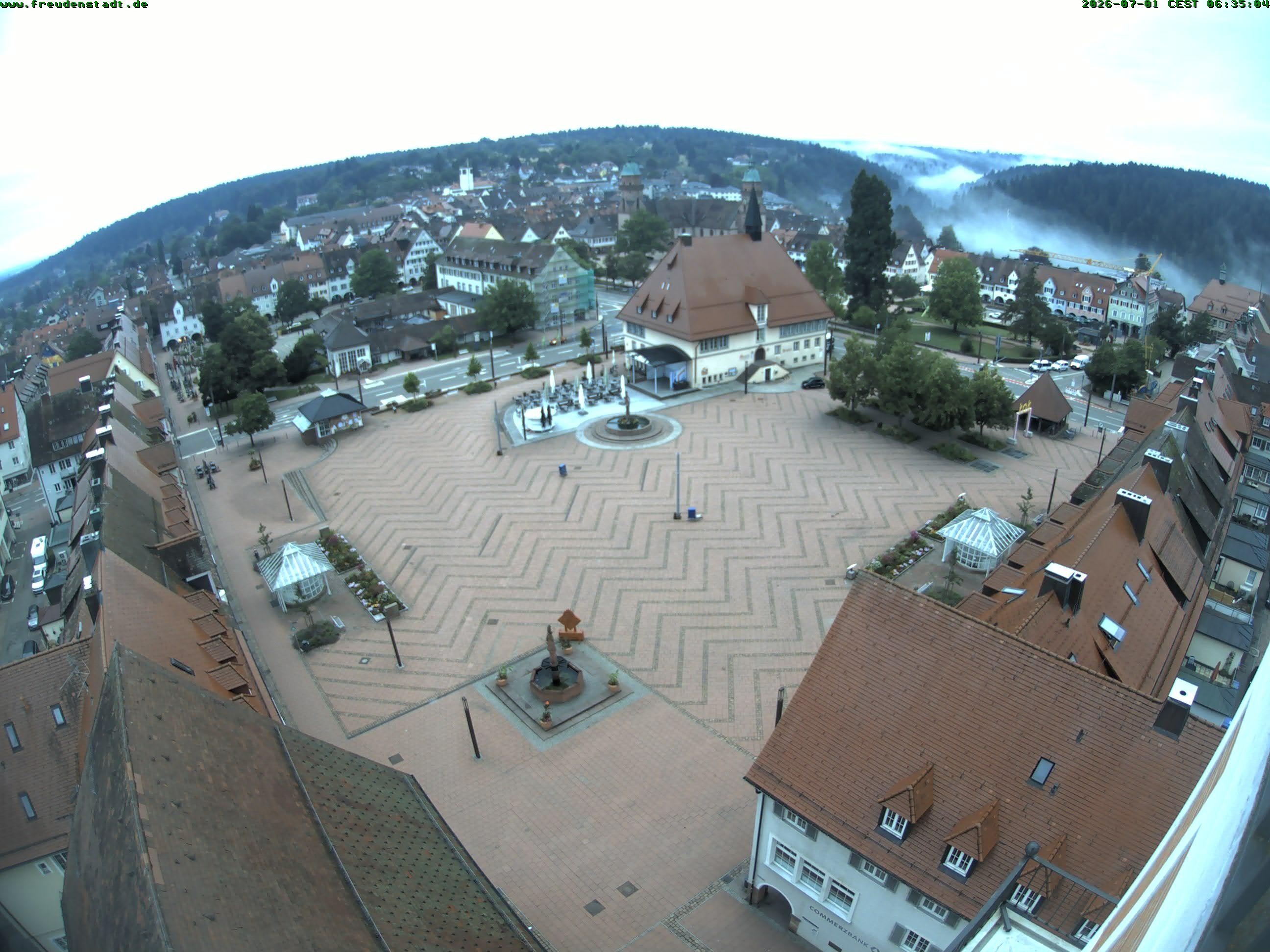 Archiv Foto Freudenstadt - Webcam Marktplatz