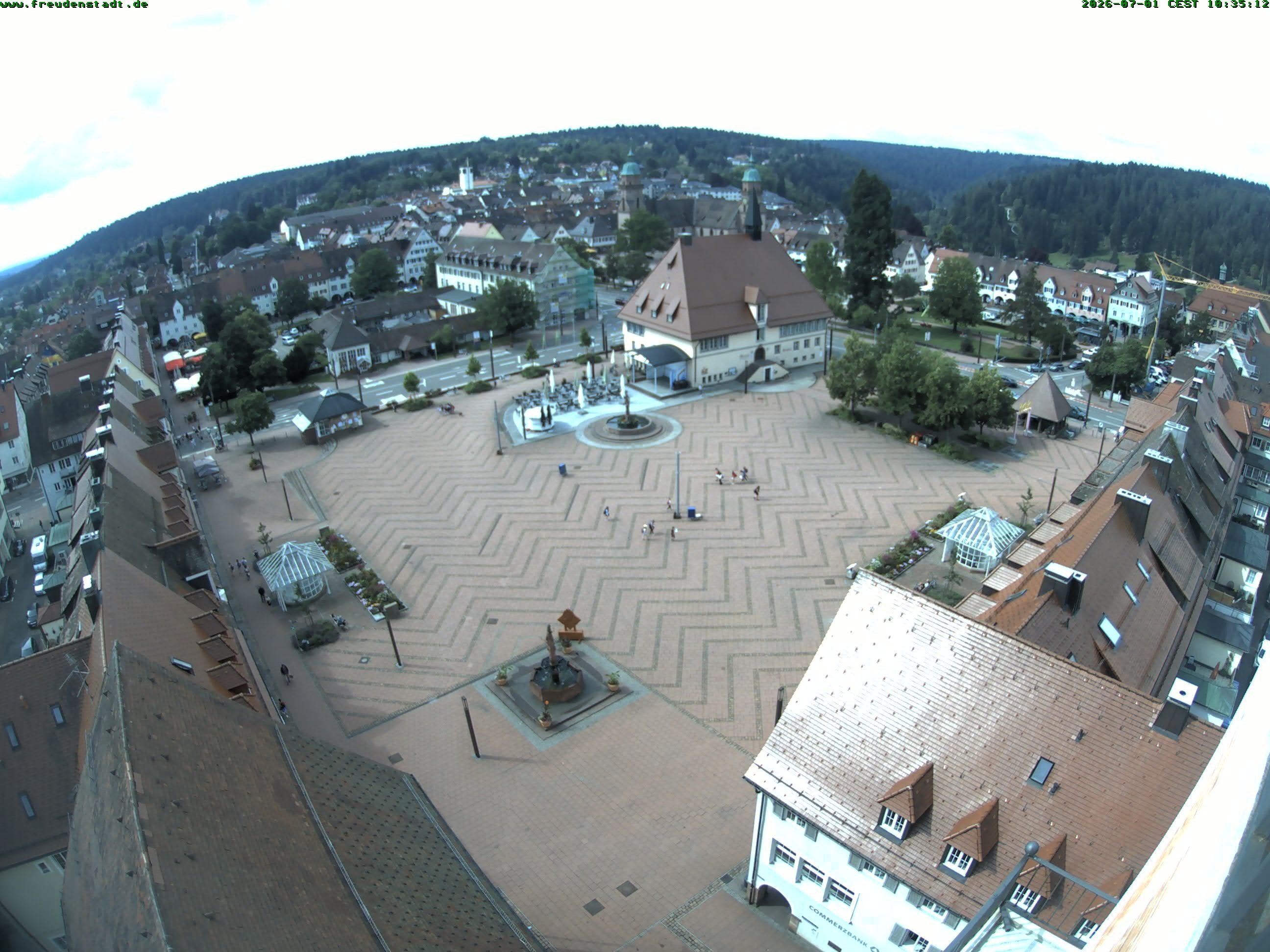 Archiv Foto Freudenstadt - Webcam Marktplatz