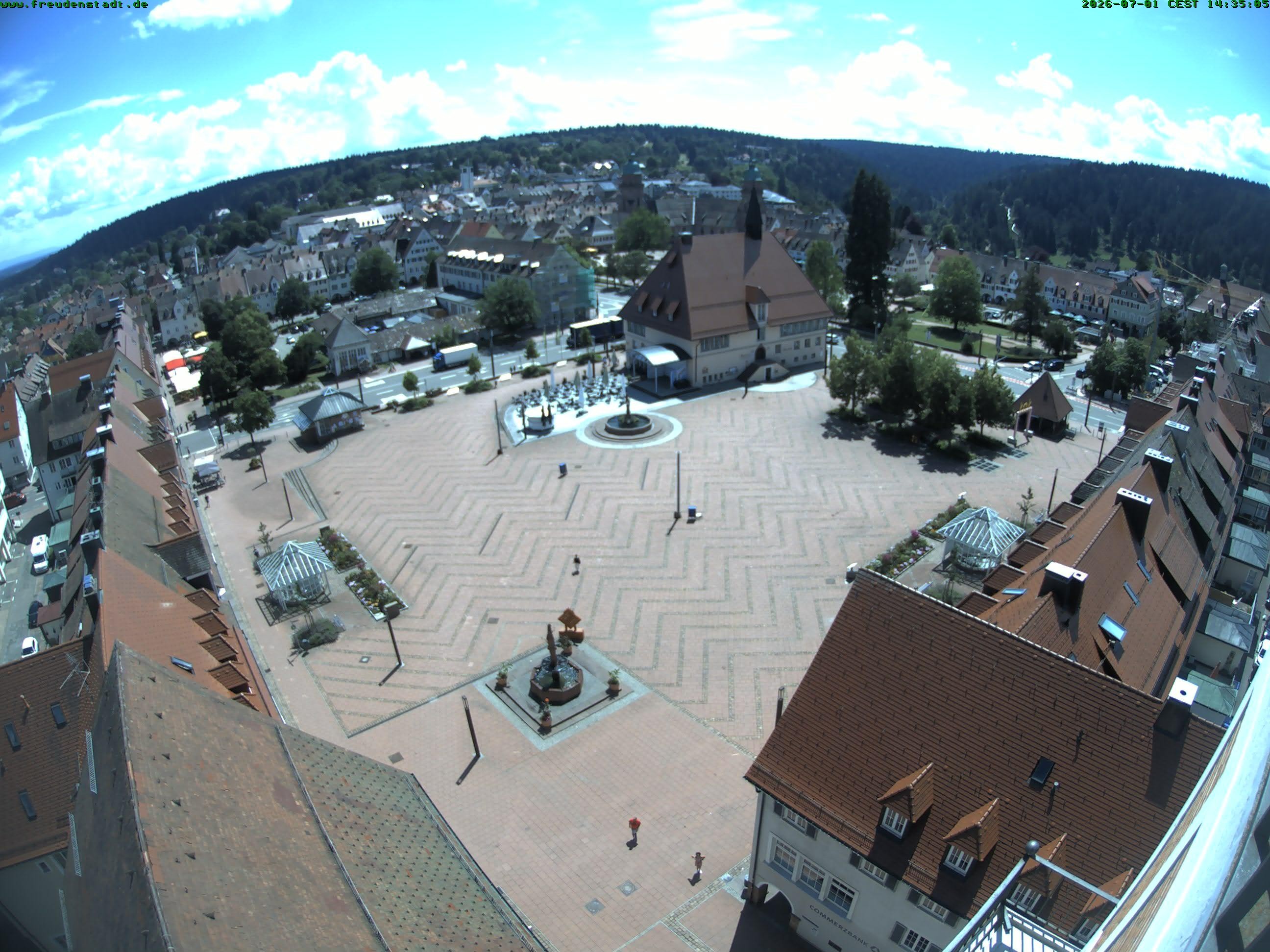 Archiv Foto Freudenstadt - Webcam Marktplatz
