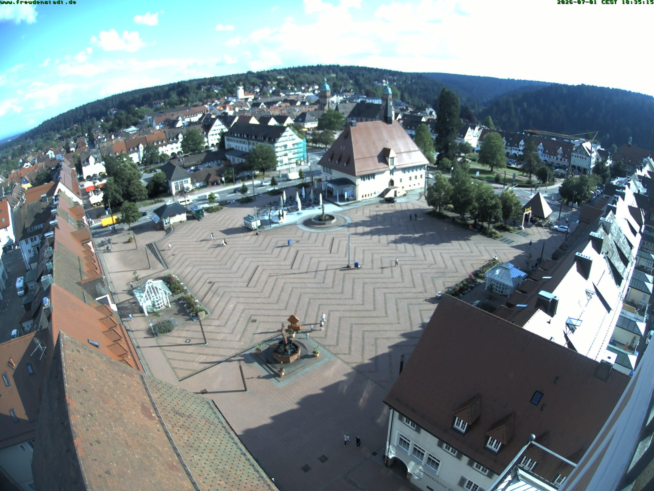 Archiv Foto Freudenstadt - Webcam Marktplatz