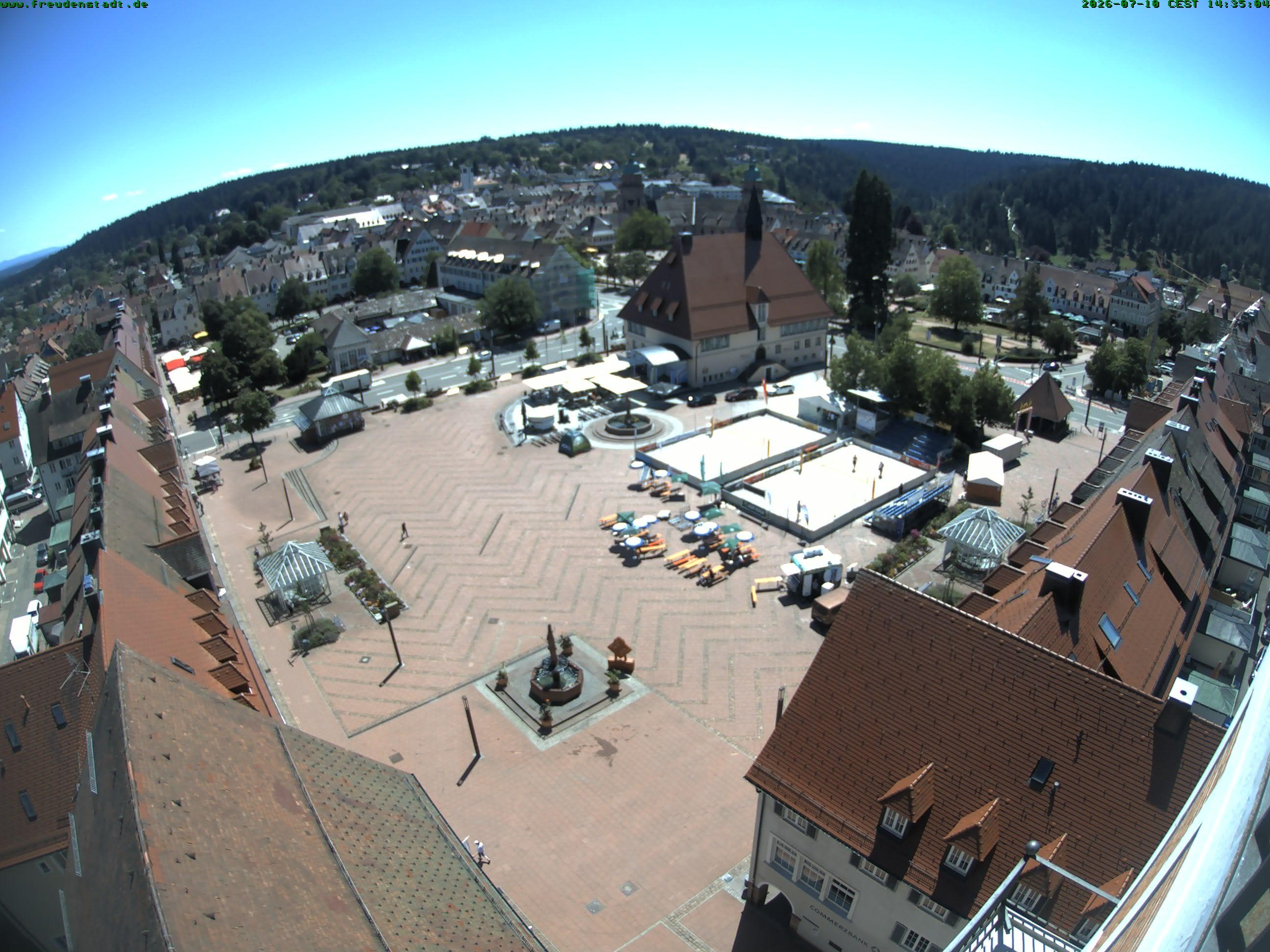 Archiv Foto Freudenstadt - Webcam Marktplatz