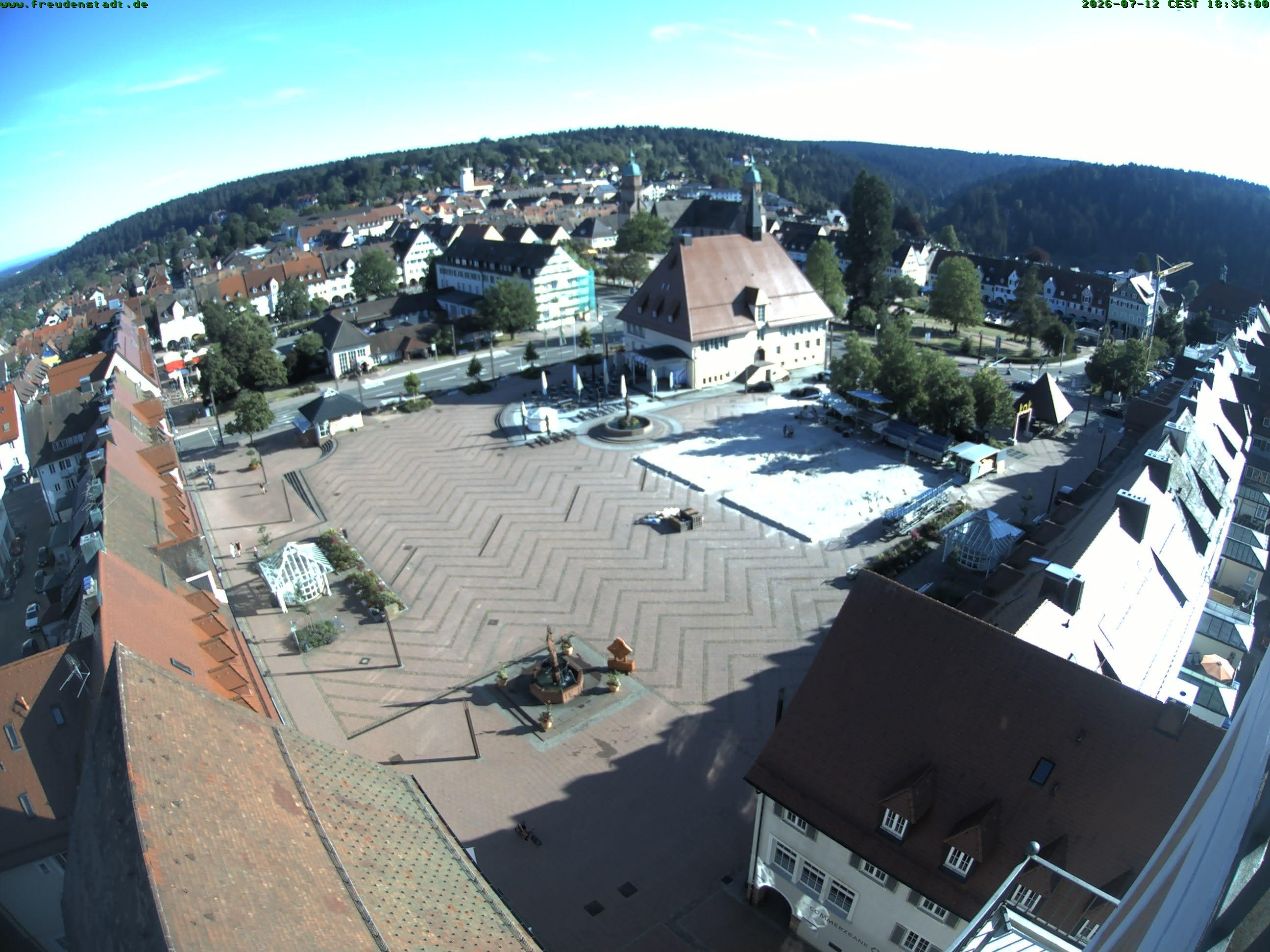 Archiv Foto Freudenstadt - Webcam Marktplatz