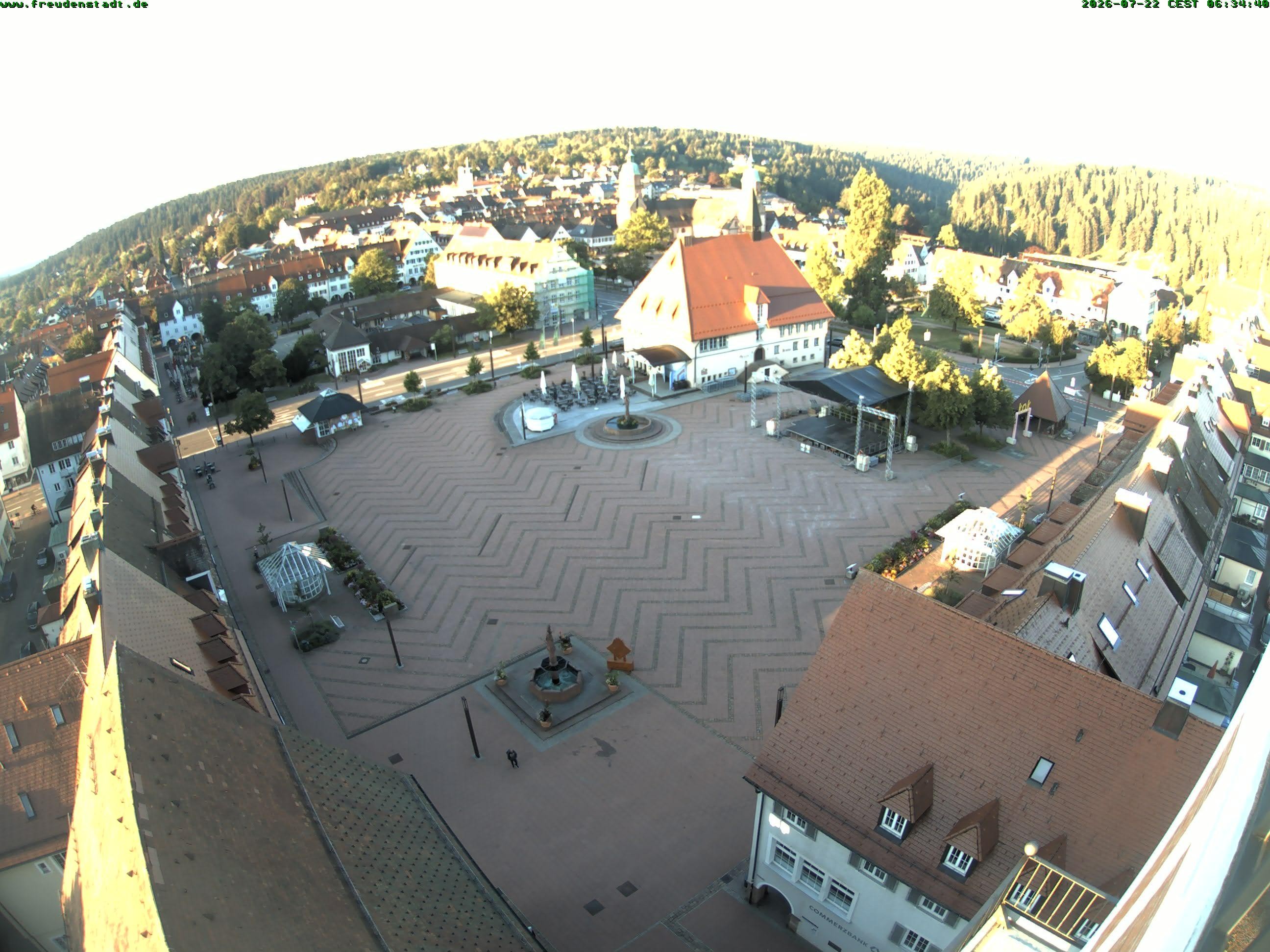 Archiv Foto Freudenstadt - Webcam Marktplatz