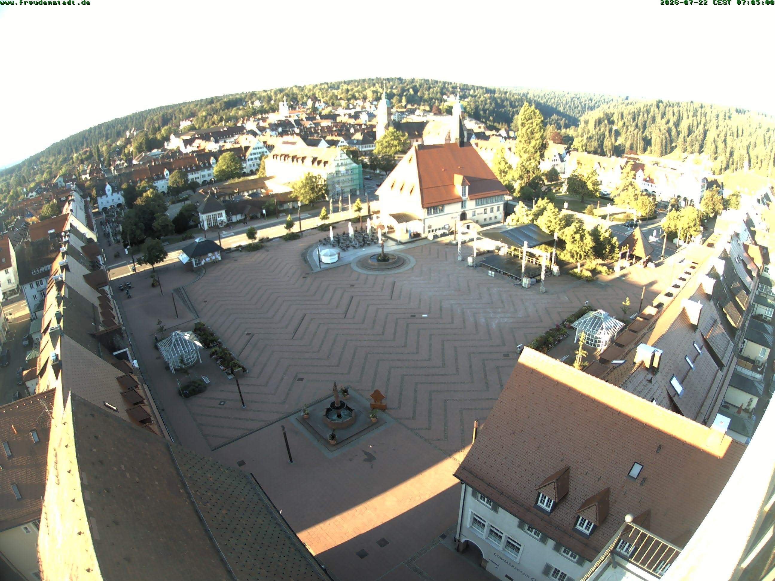 Archiv Foto Freudenstadt - Webcam Marktplatz