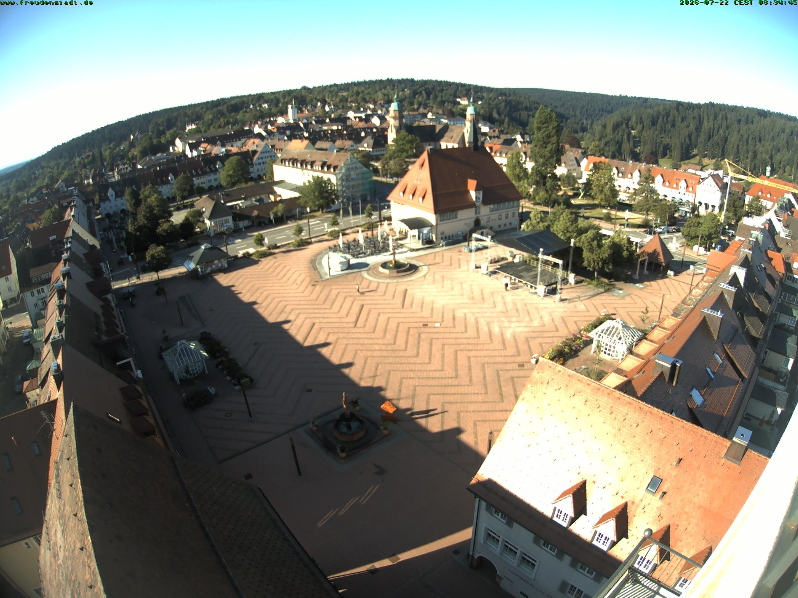 Archiv Foto Freudenstadt - Webcam Marktplatz