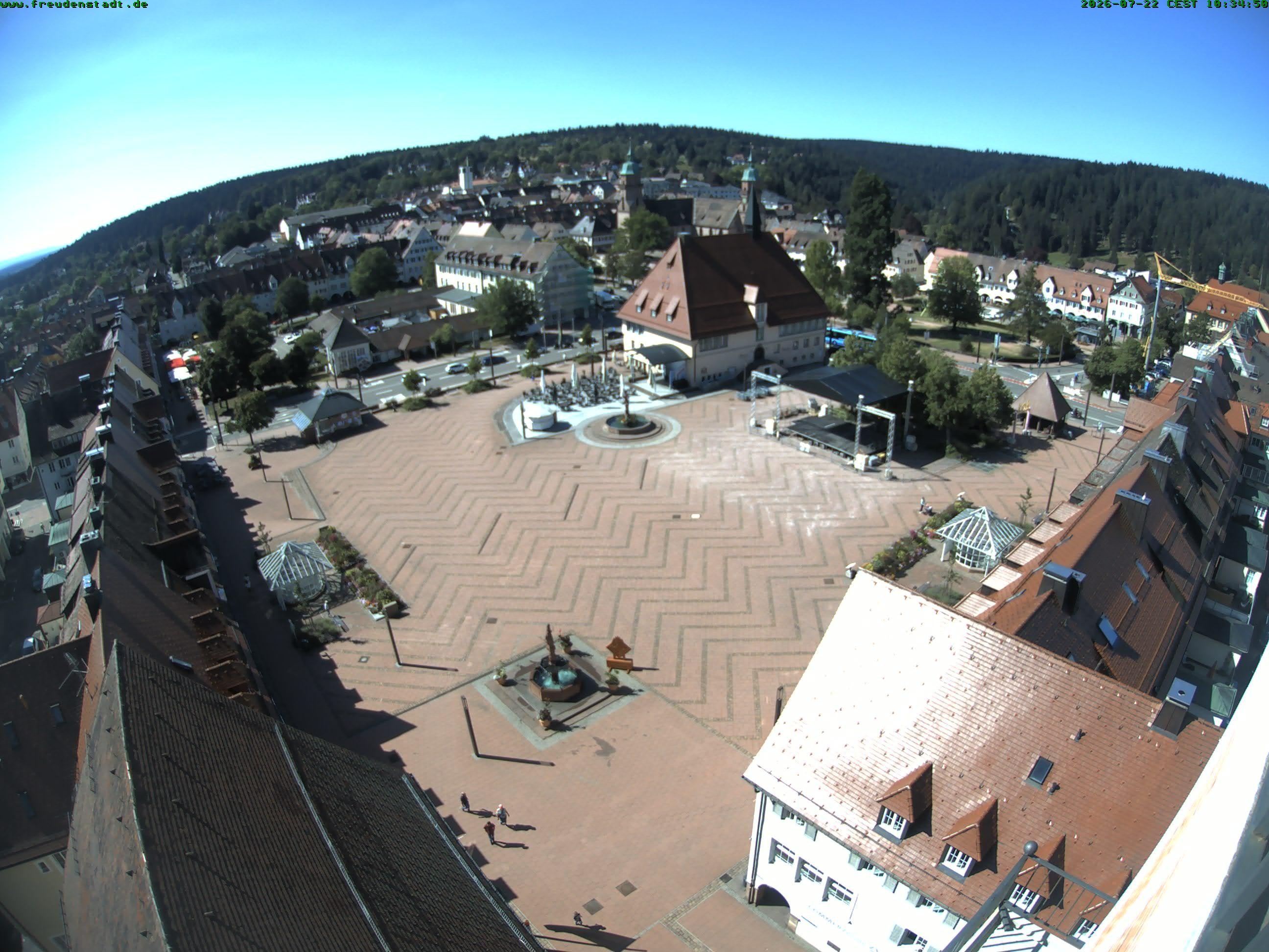 Archiv Foto Freudenstadt - Webcam Marktplatz