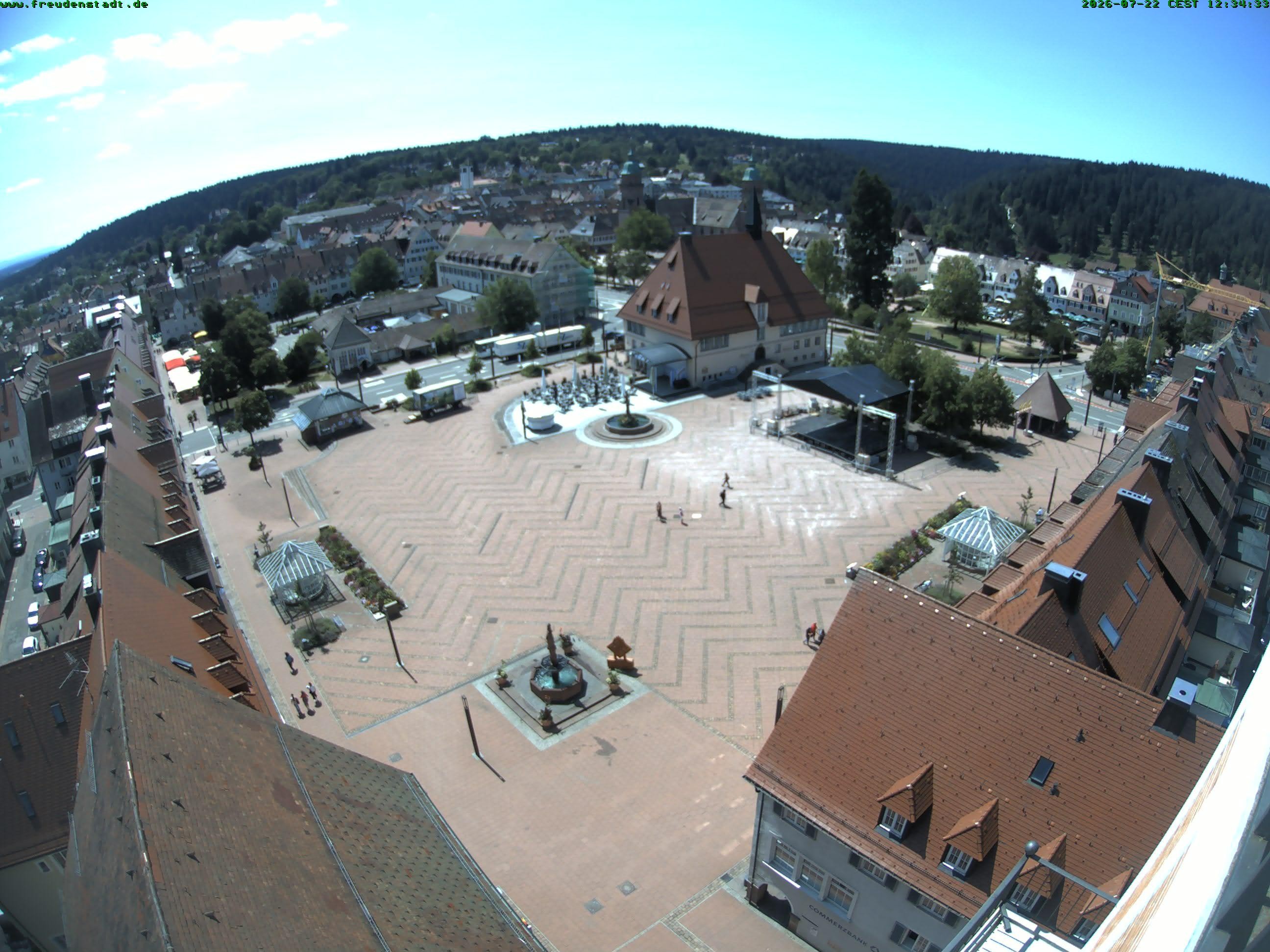 Archiv Foto Freudenstadt - Webcam Marktplatz