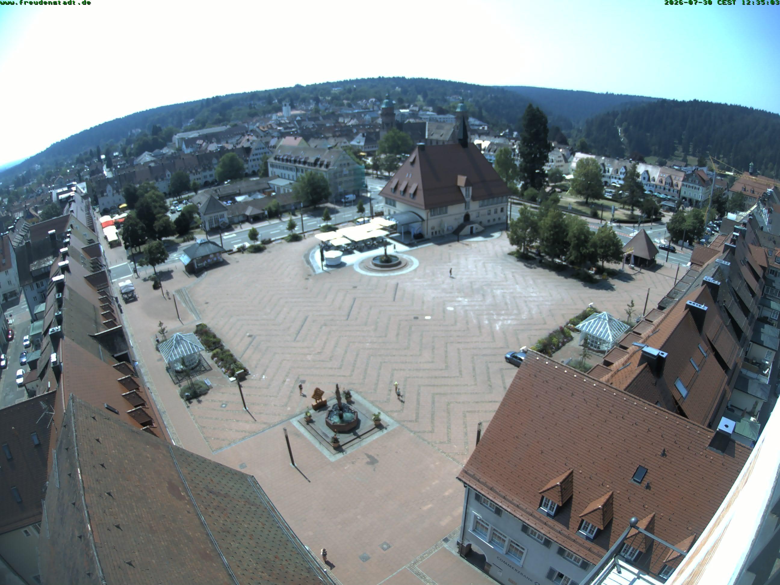 Archiv Foto Freudenstadt - Webcam Marktplatz