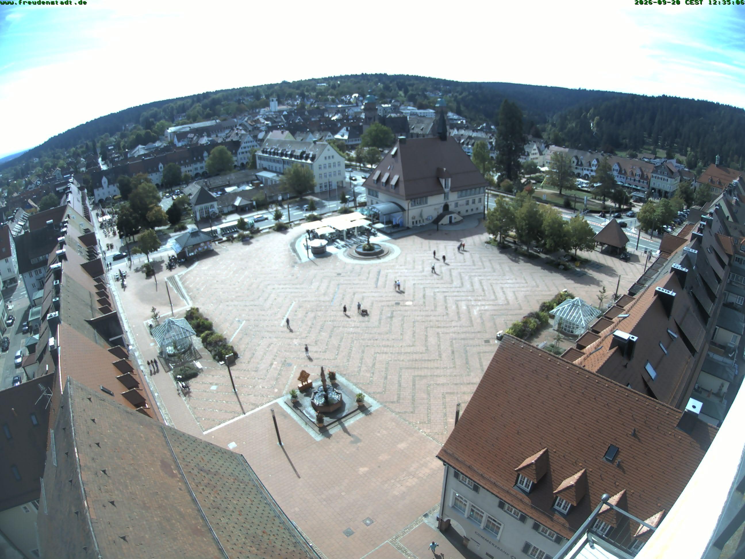 Archiv Foto Freudenstadt - Webcam Marktplatz