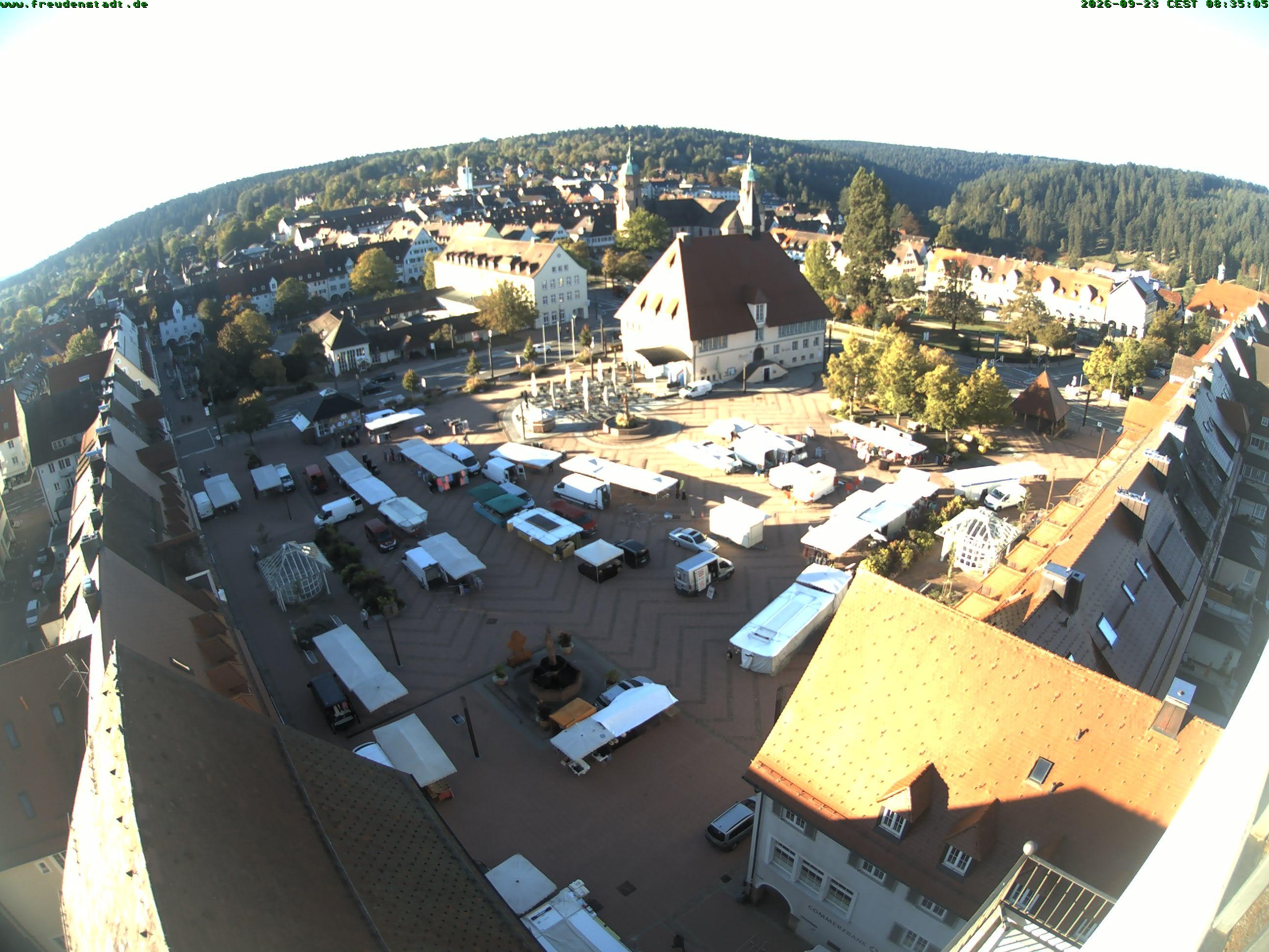 Archiv Foto Freudenstadt - Webcam Marktplatz