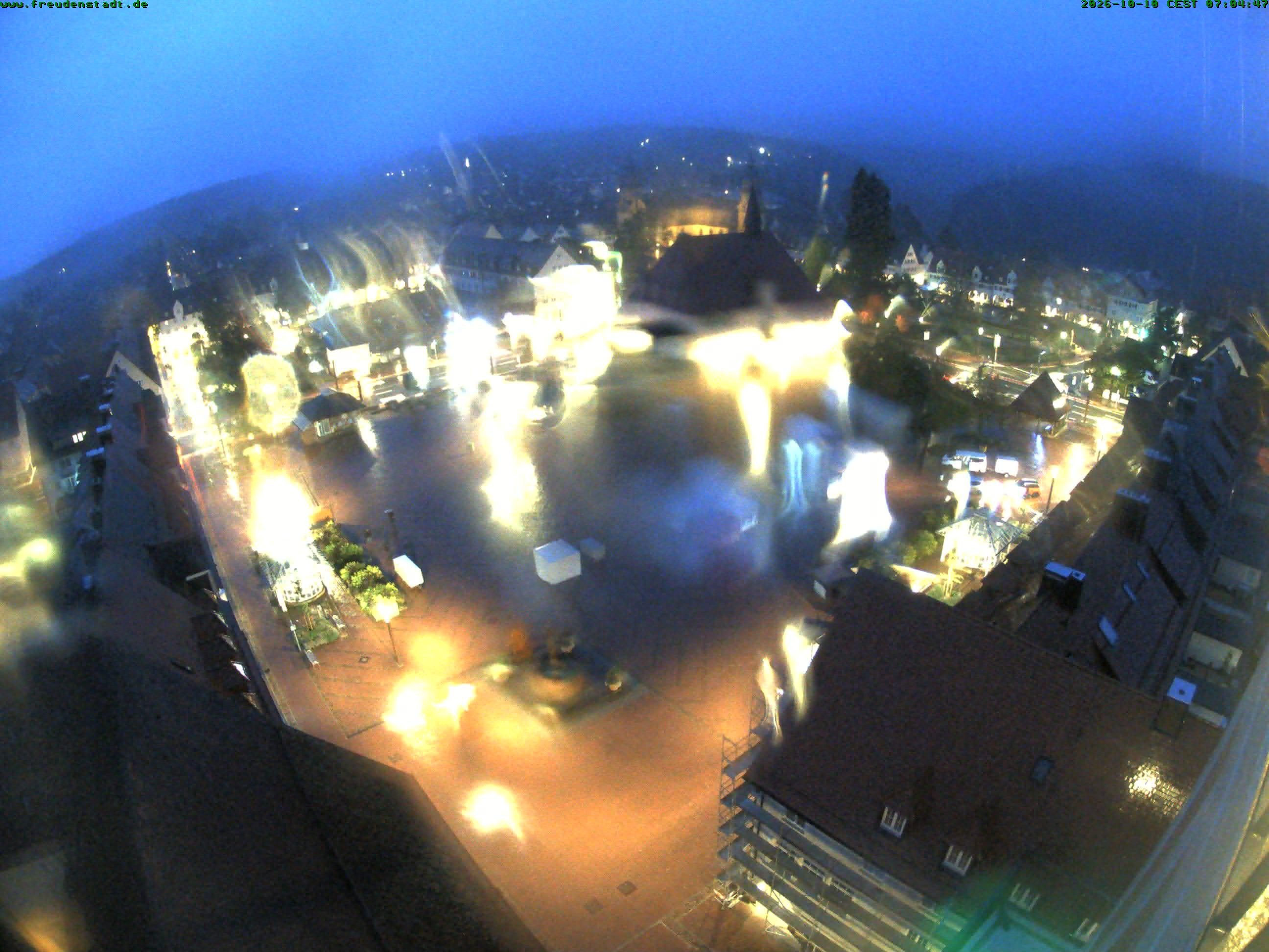 Archived image Webcam Freudenstadt city - View Market place