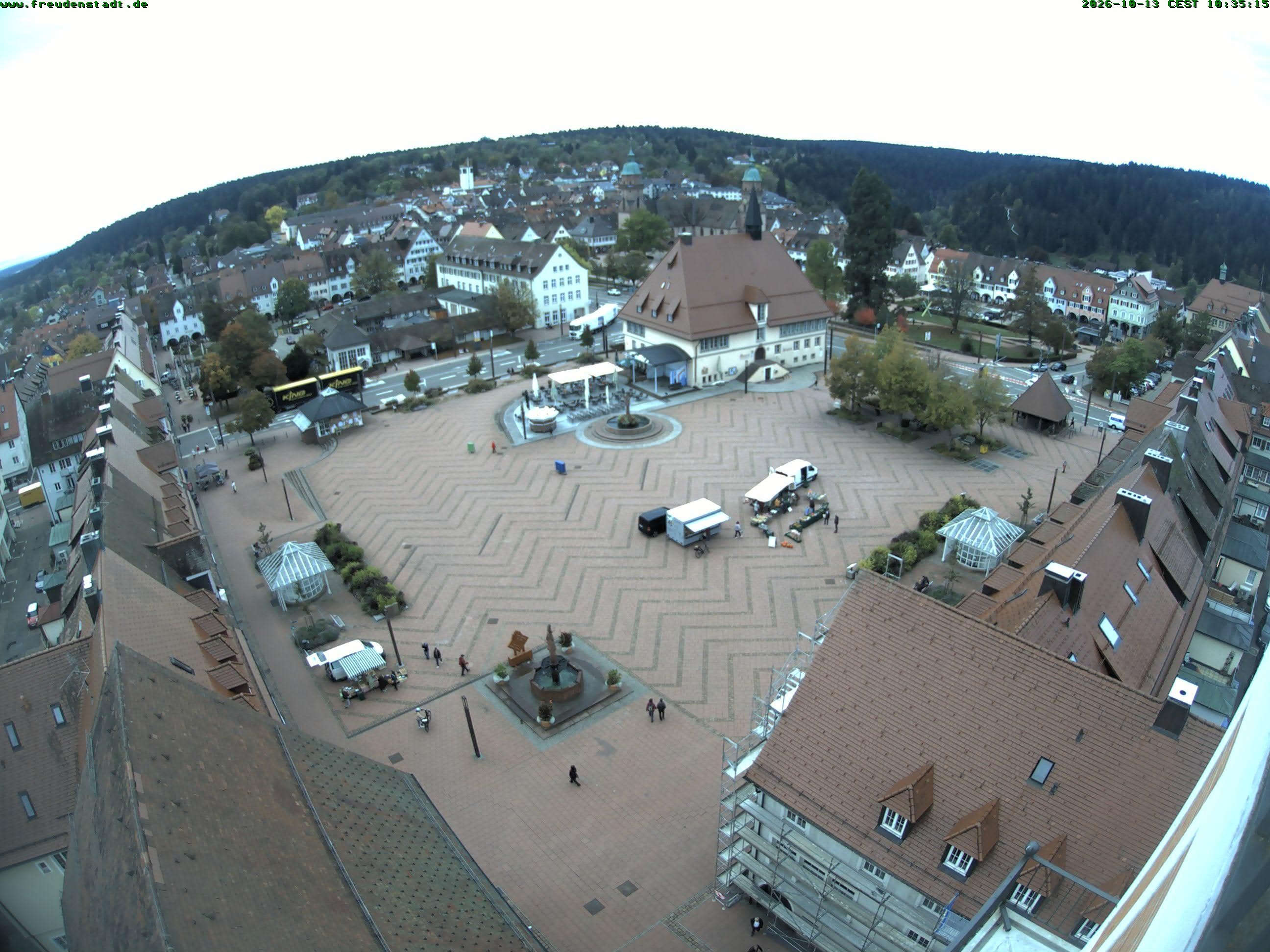 Archiv Foto Freudenstadt - Webcam Marktplatz